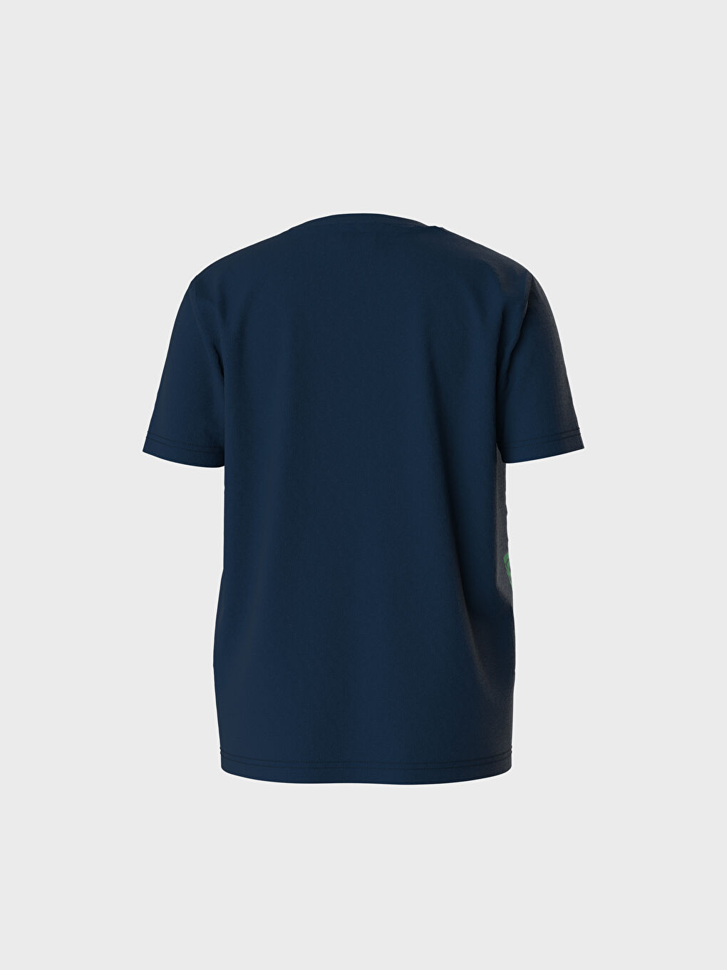 Lacivert Erkek Çocuk Baskılı Pamuklu Tişört-1