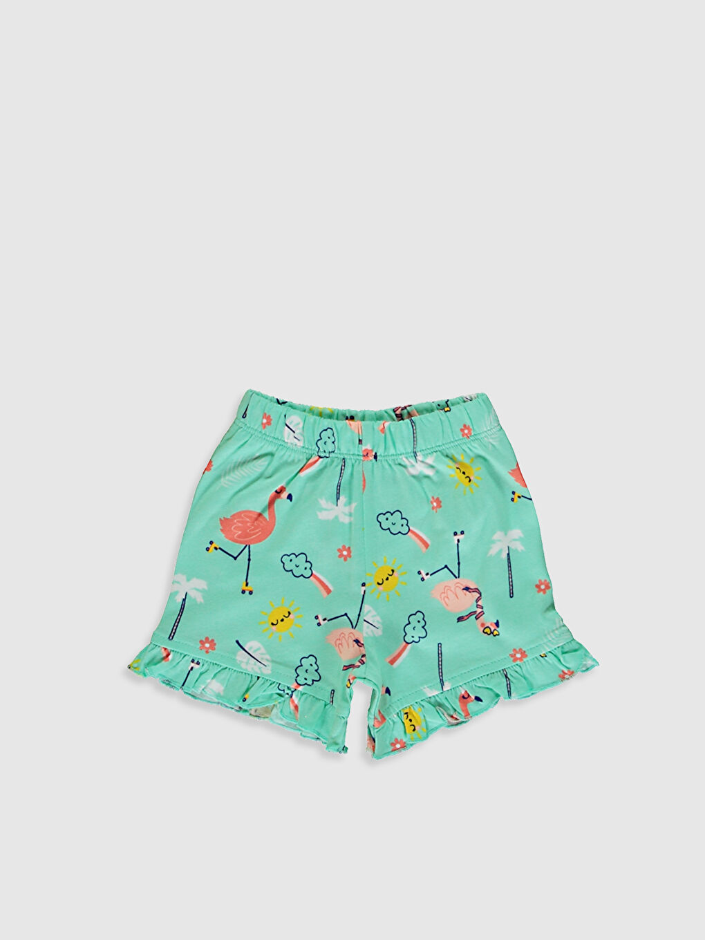 Turkuaz Kız Bebek Pijama Takımı-3