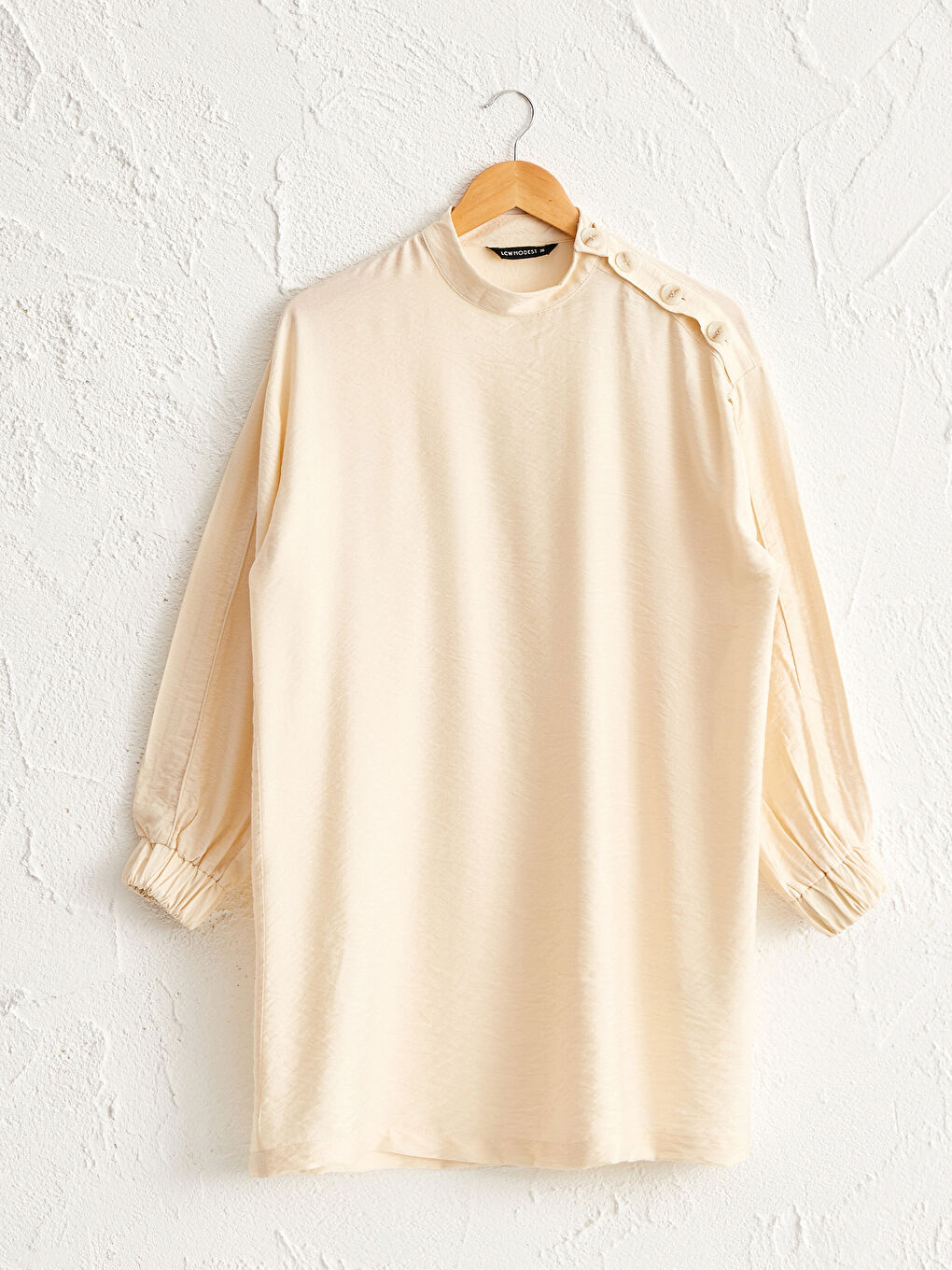 Textured Fabric Oversized Tunic