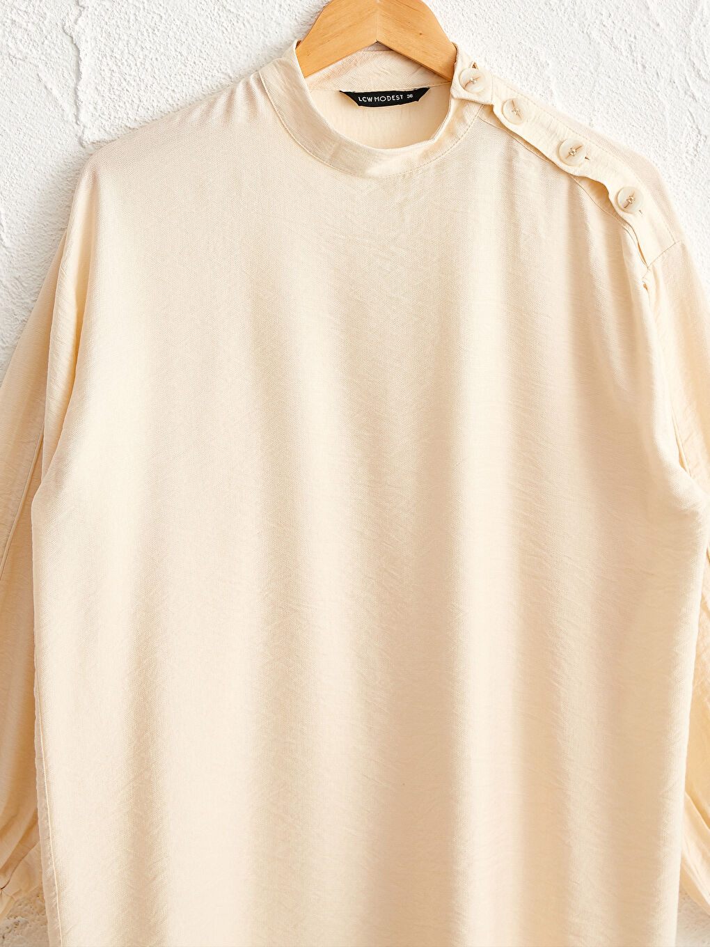 Textured Fabric Oversized Tunic-2