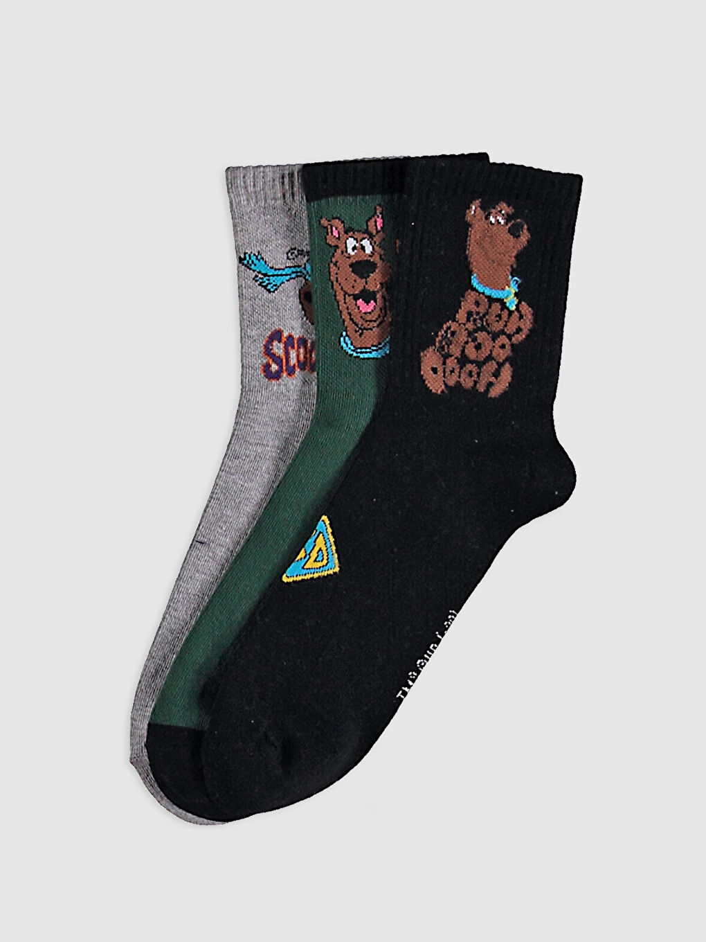 Karışık Scooby Doo Baskılı Soket Çorap