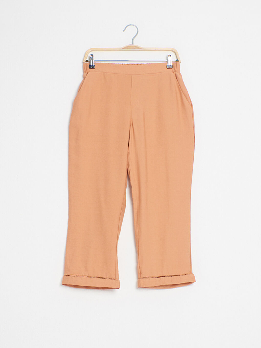 Standard Fit Women's Elastic Waist Capri-1