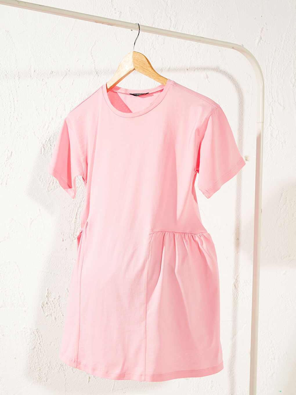 Cotton Flounce Maternity T-Shirt