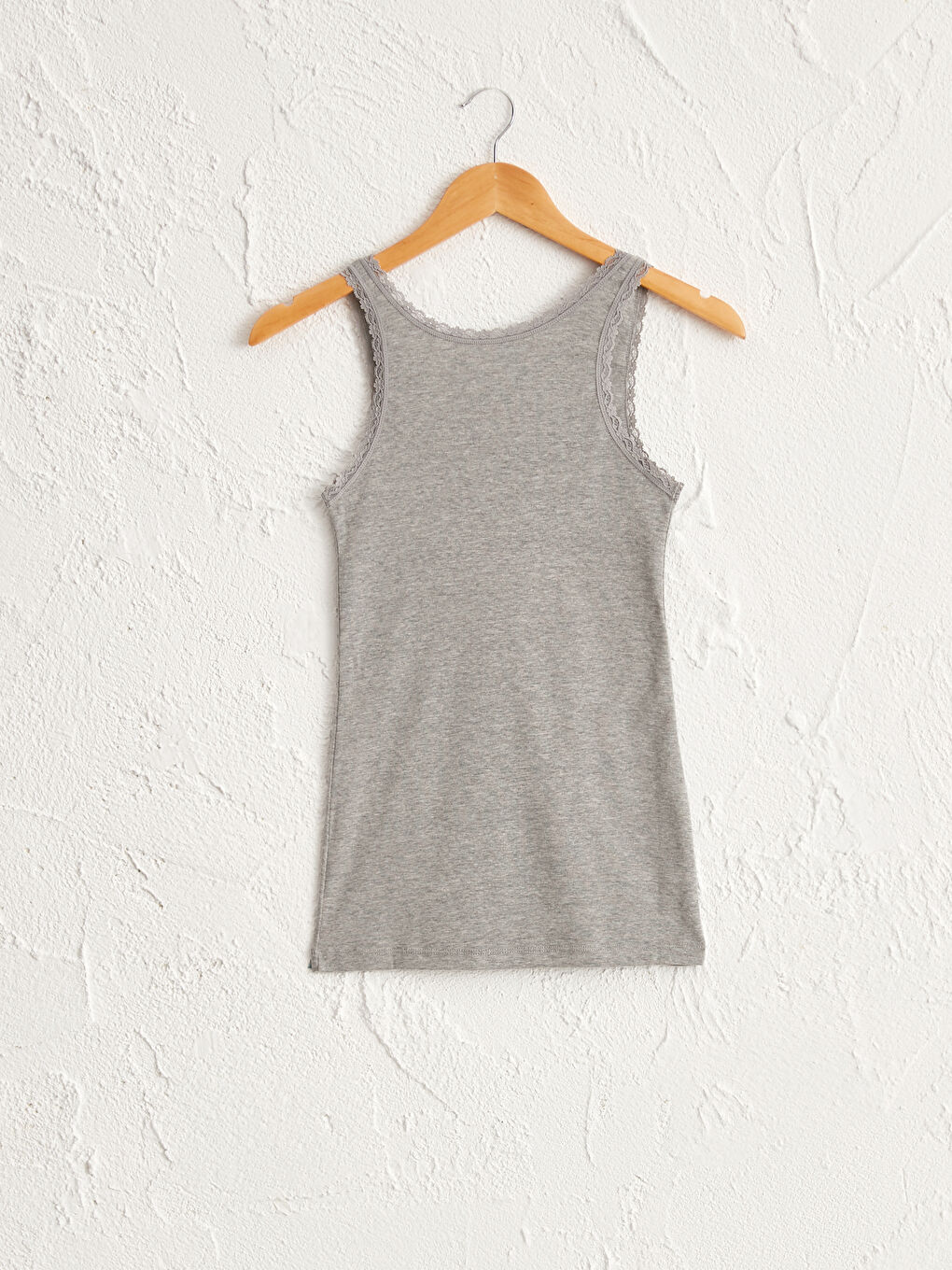 Lacy Collar Tank Top-1