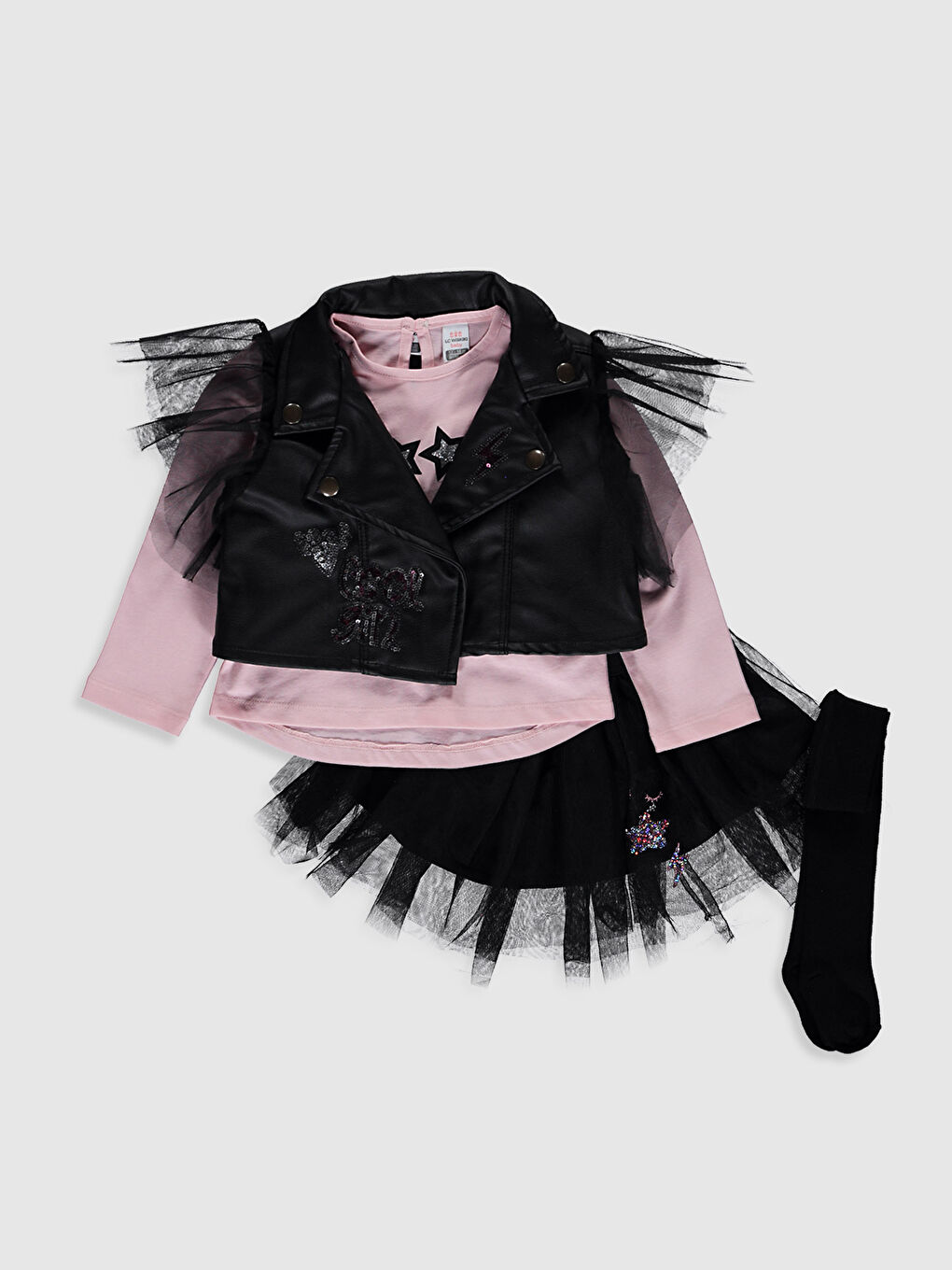 Pembe Kız Bebek Takım 4'lü