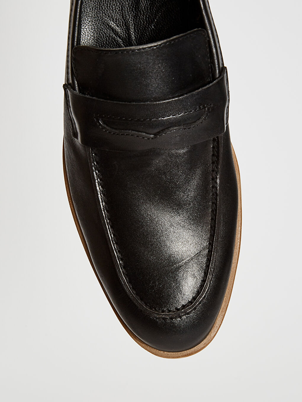 LCW Men's Genuine Leather Loafer Shoes -0SY949Z8-HUC