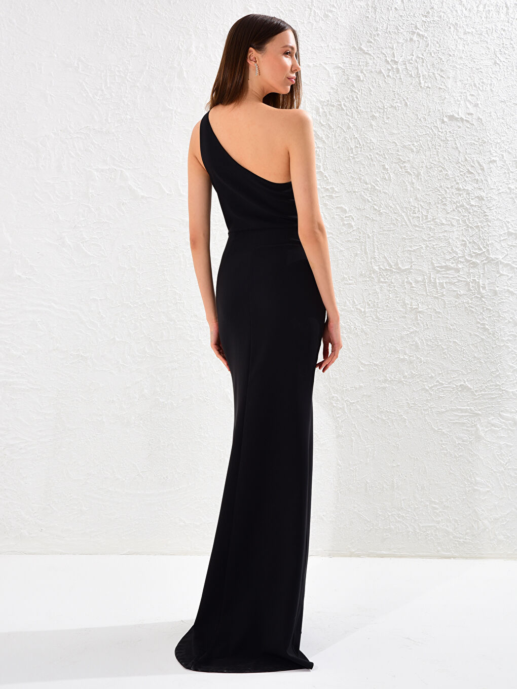 Appleline Straight One Shoulder Women's Evening Dress-5