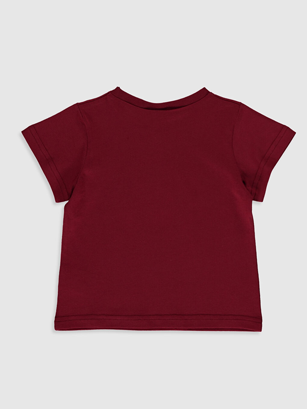 Kırmızı Bisiklet Yaka Kısa Kollu Erkek Bebek Tişört-1