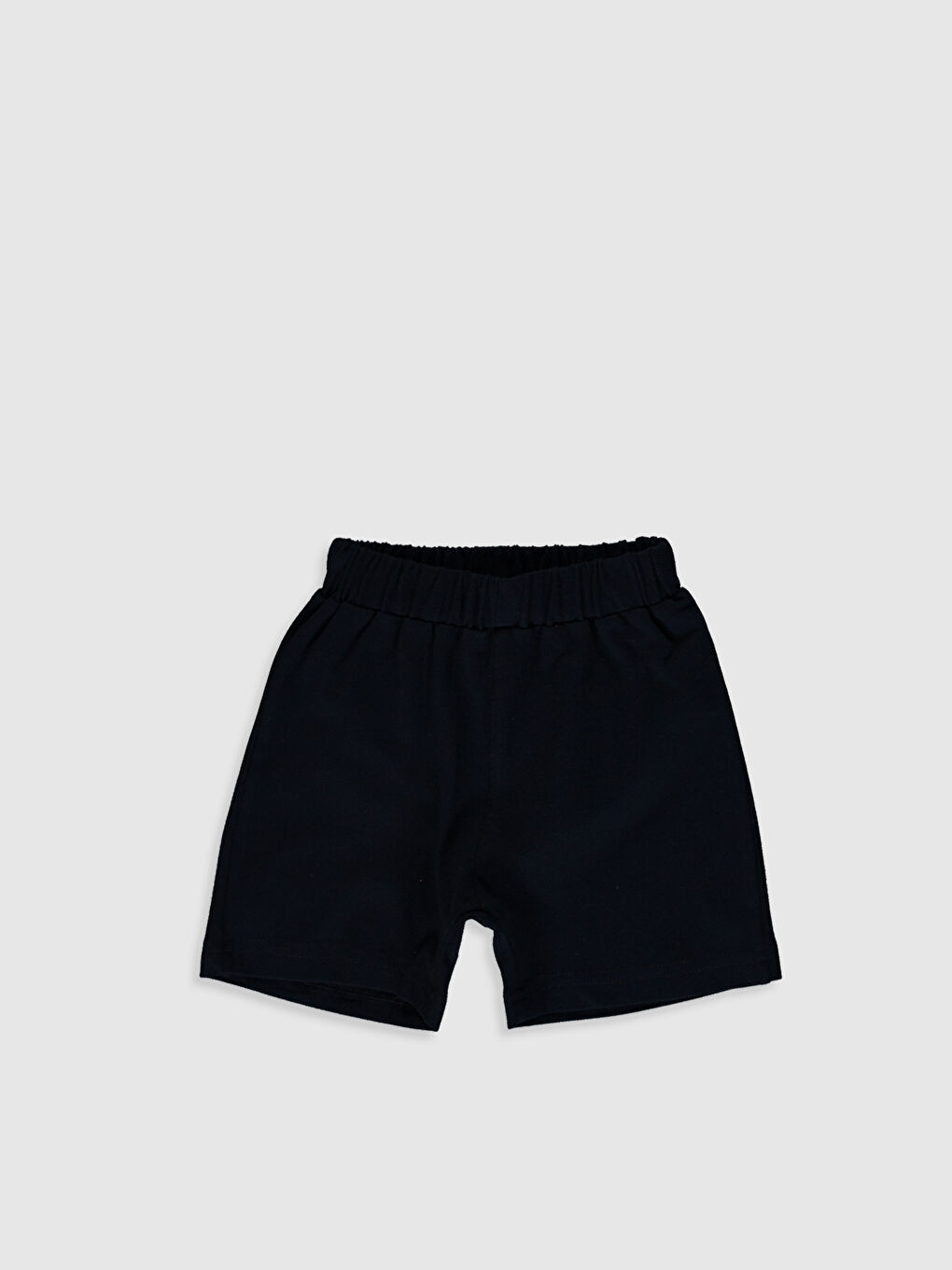 Beyaz Bisiklet Yaka Kısa Kol Baskılı Erkek Bebek Tişört ve Şort 2'li-3