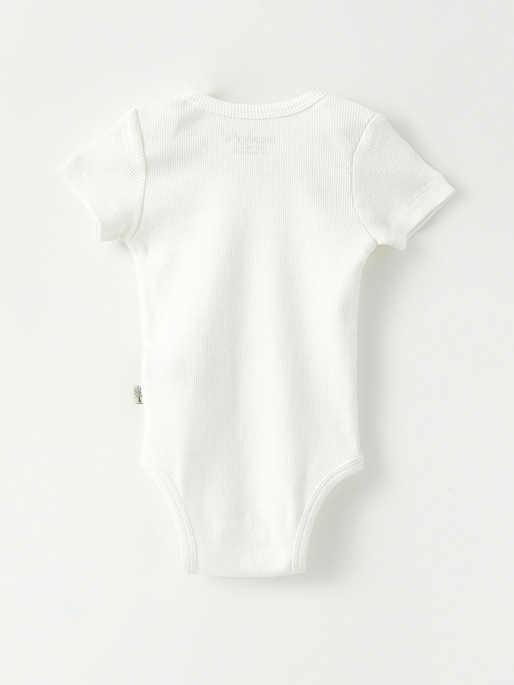 Beyaz Organik Pamuklu Çıtçıtlı Body-1
