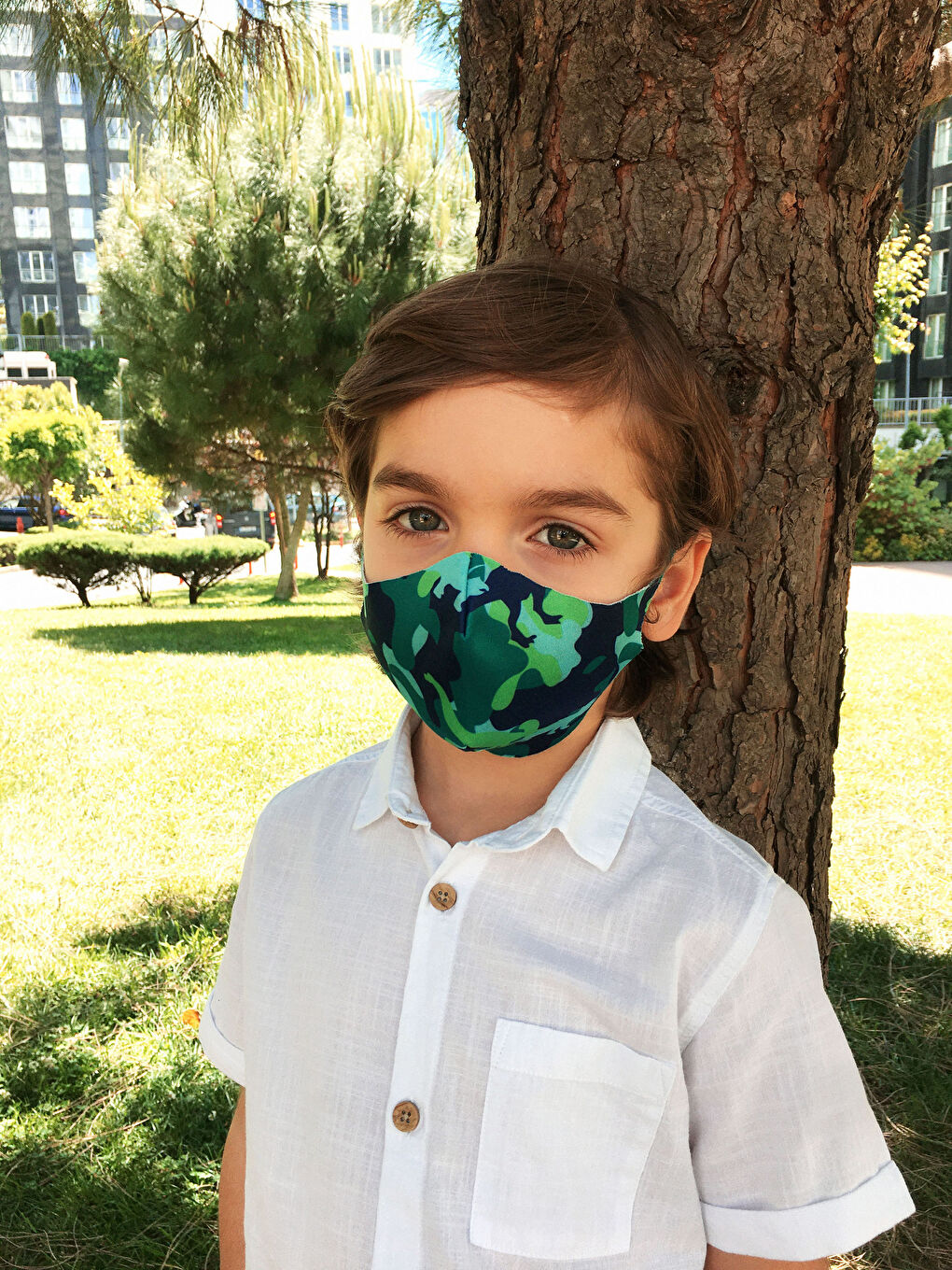 8-14 Yaş Erkek Çocuk Yıkanabilir Yüz Maskesi