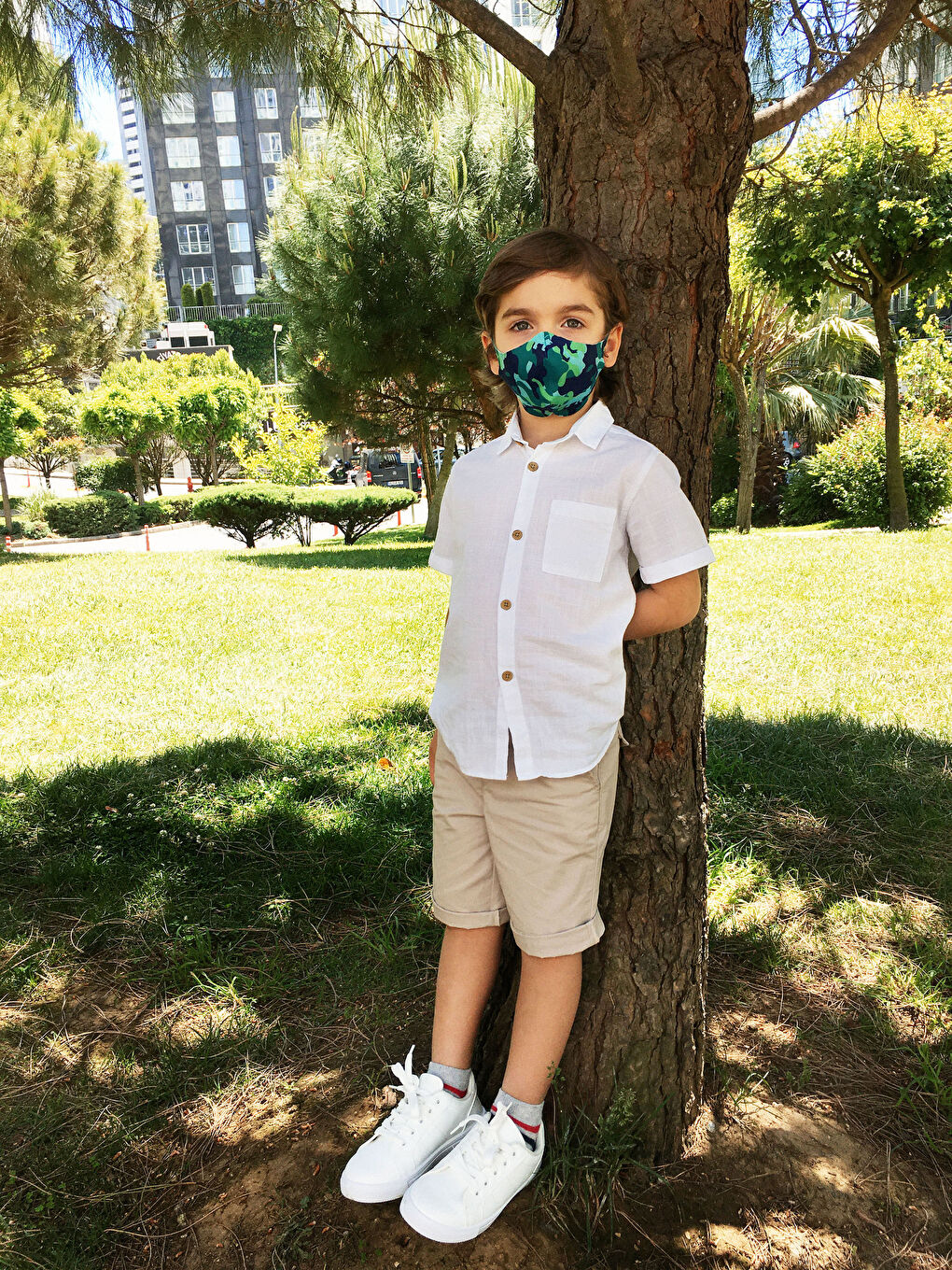 8-14 Yaş Erkek Çocuk Yıkanabilir Yüz Maskesi-1