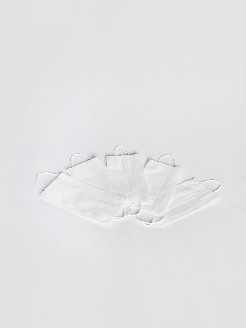 3 Katlı Lastik Halkalı Telsiz Yüz Maskesi 50'li-2