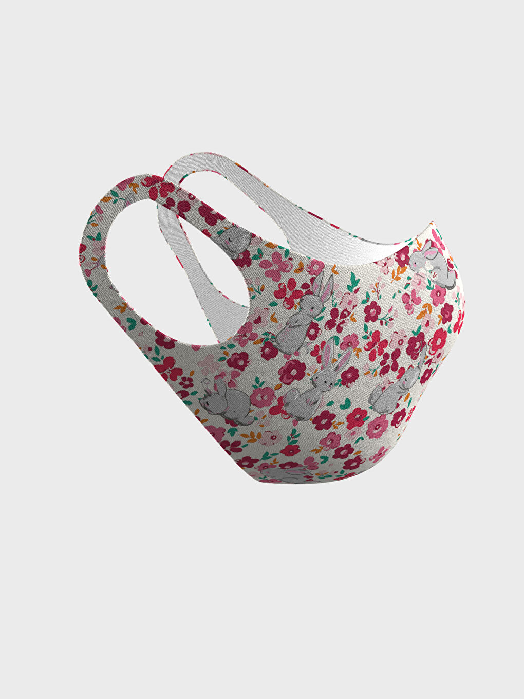 8-14 Yaş Kız Çocuk Yıkanabilir Yüz Maskesi 2'li-4