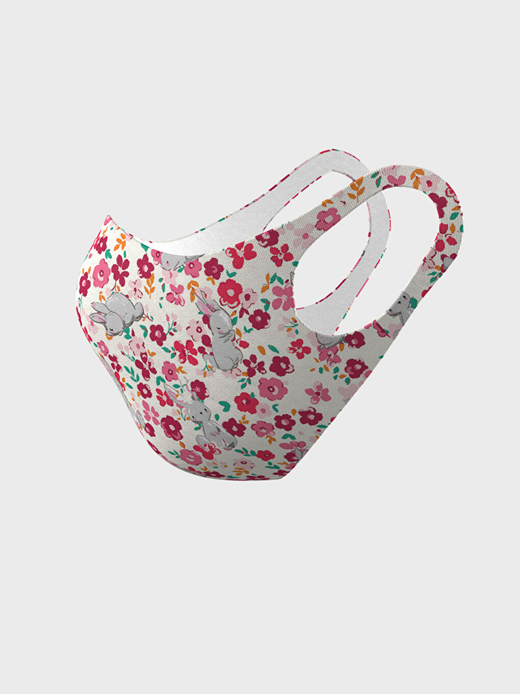 8-14 Yaş Kız Çocuk Yıkanabilir Yüz Maskesi 2'li-5