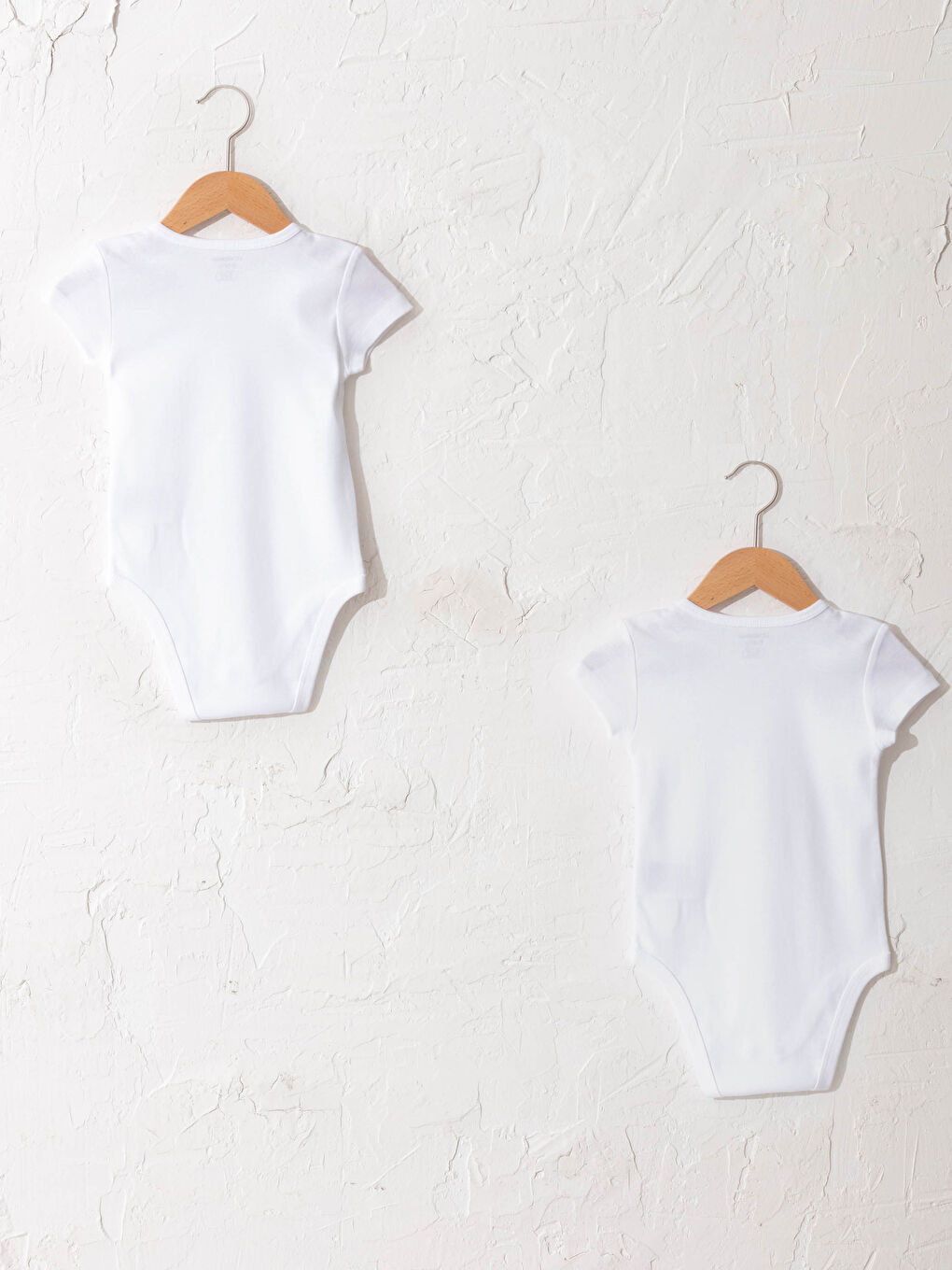 Beyaz Kız Bebek Çıtçıtlı Body 2'li-1