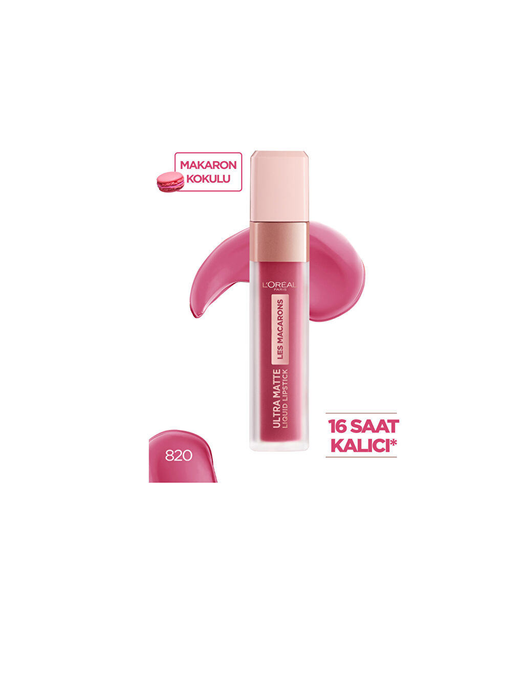 L'Oreal Paris L'Oréal Paris Les Macarons Liquid Matte Lipstick 820 Praline De Paris -0SAT69Z8-M0T