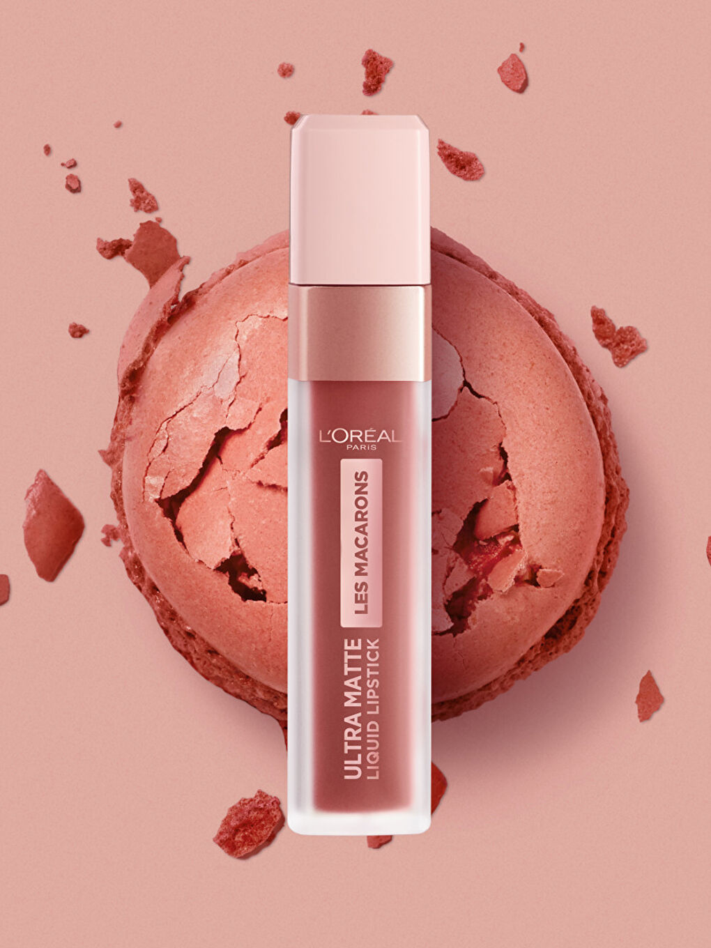 L'Oréal Paris Les Macarons Liquid Matte Lipstick 822 Mon Caramel -0SAT70Z8-M0T