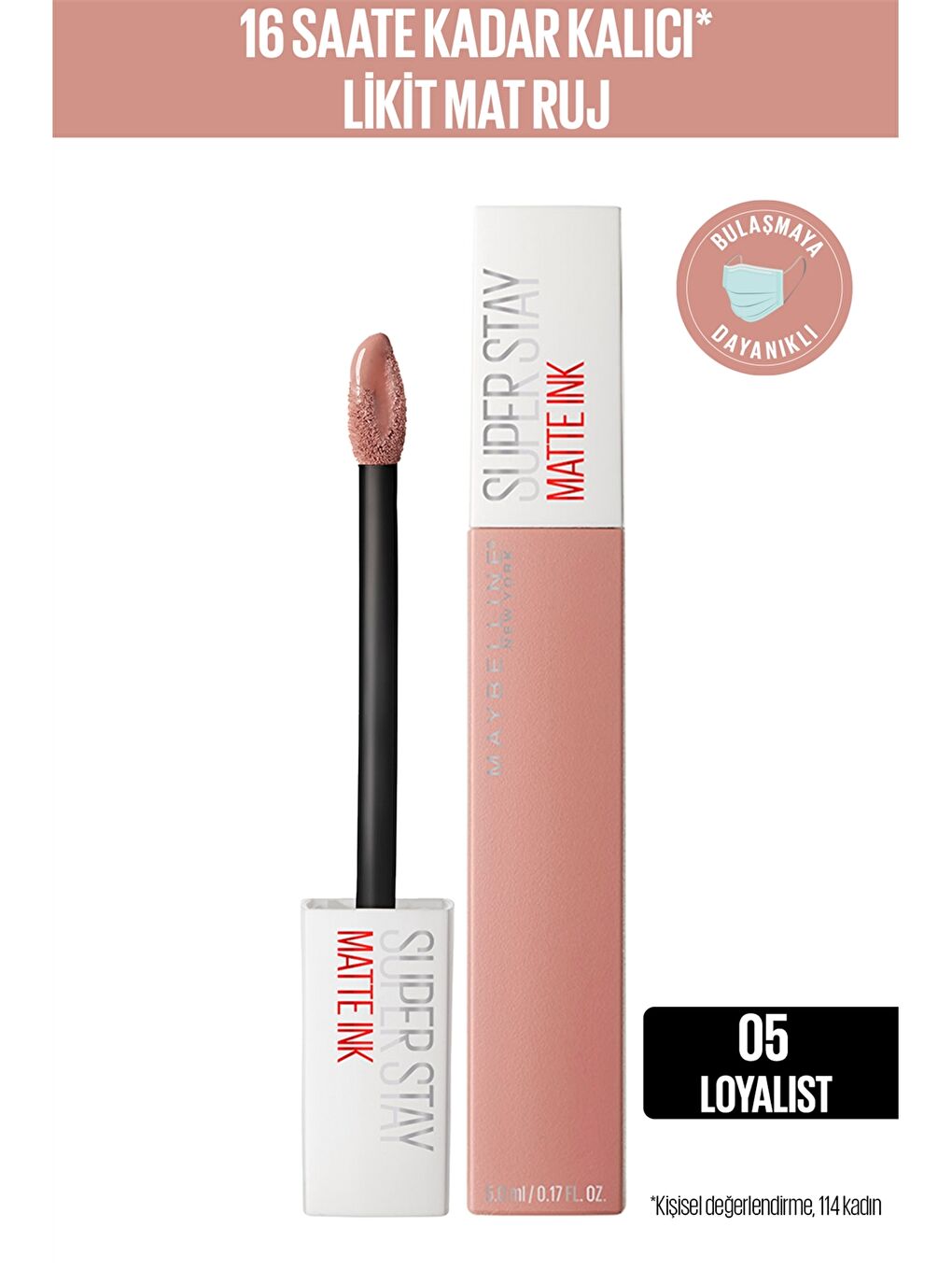 LOREAL PARIS Super Stay Matte Ink Liquid Matte Lipstick - 05 Loyalist - Nude -0SAT93Z8-M0T
