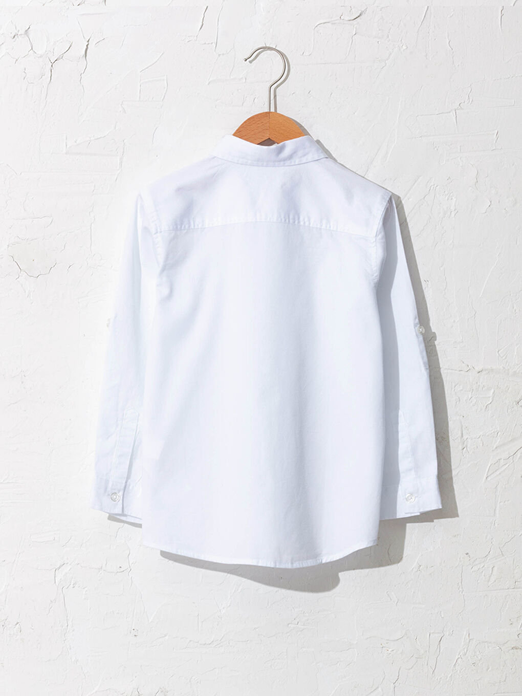 Chemise Basique à Manches Longues en Coton pour Garçon-1