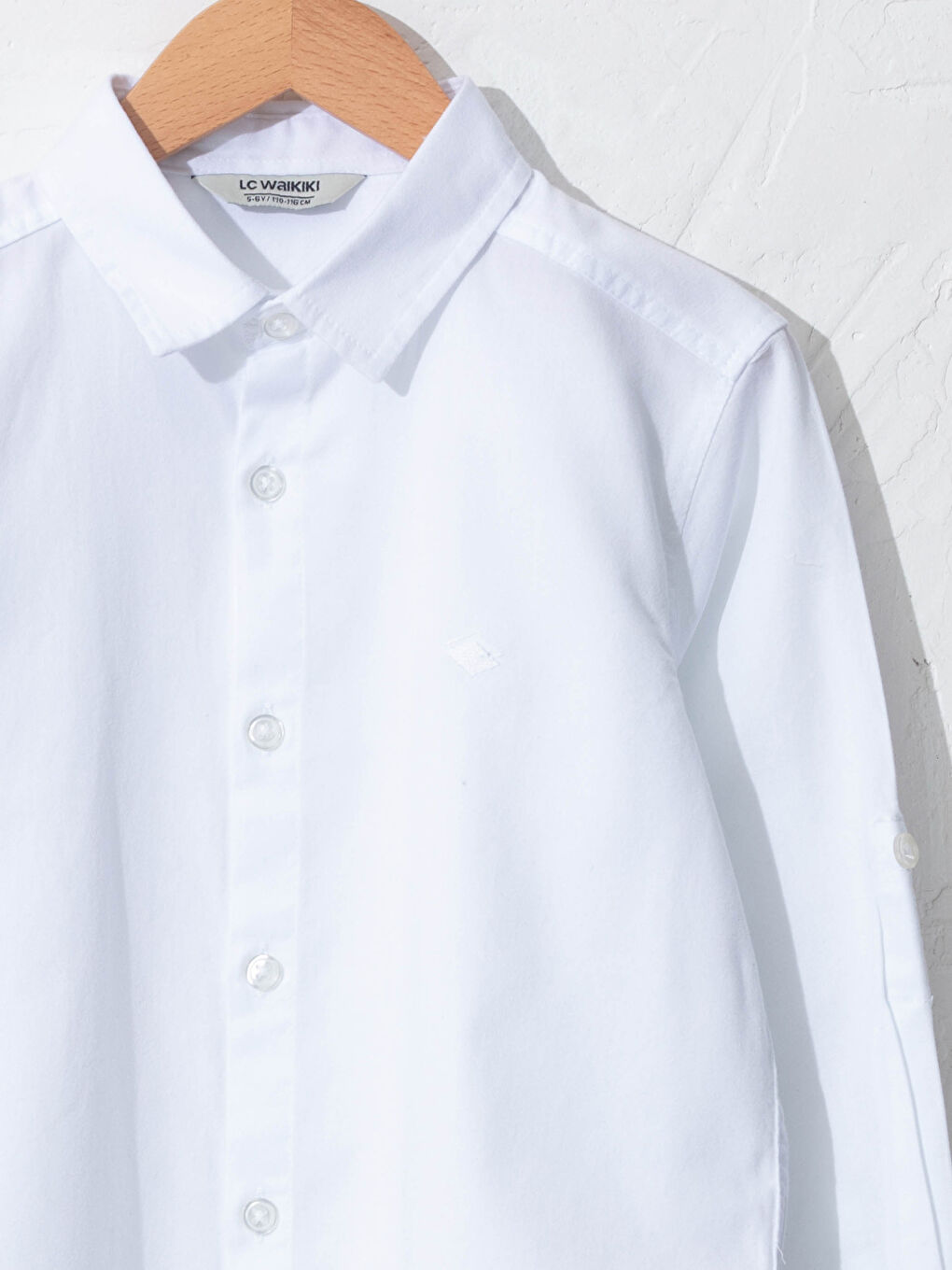 Chemise Basique à Manches Longues en Coton pour Garçon-2