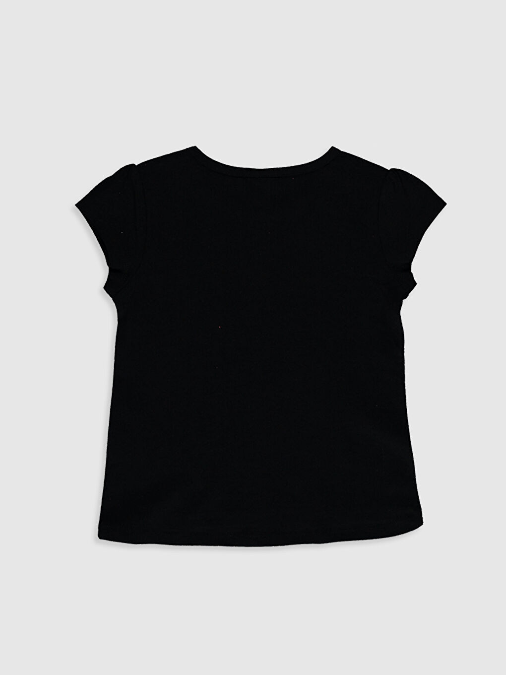 Siyah Kız Bebek Baskılı Tişört-1
