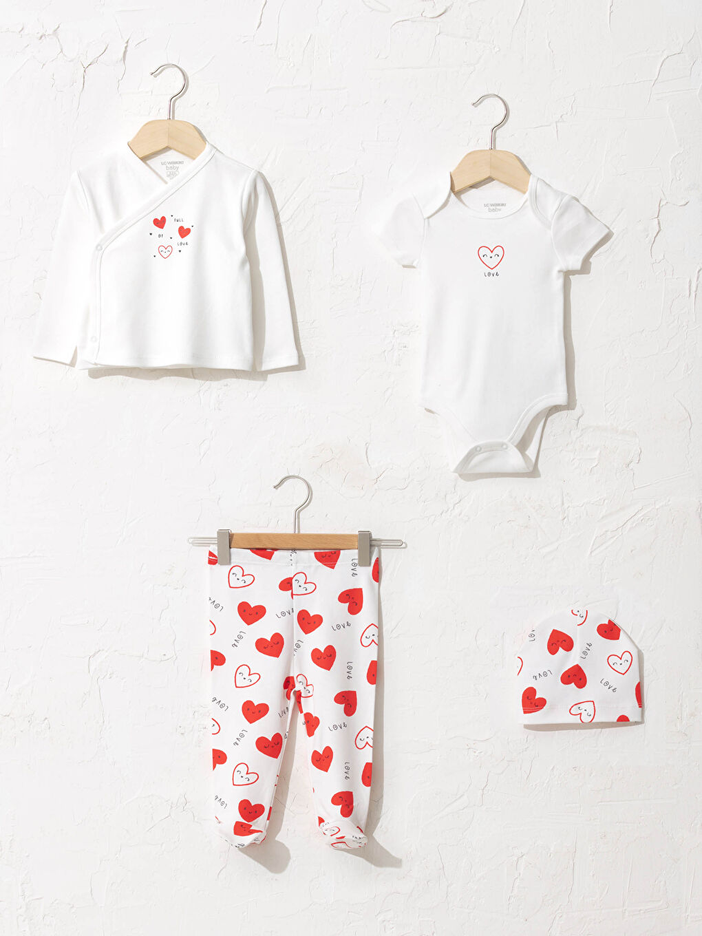 4-pack Baby Girl's Set