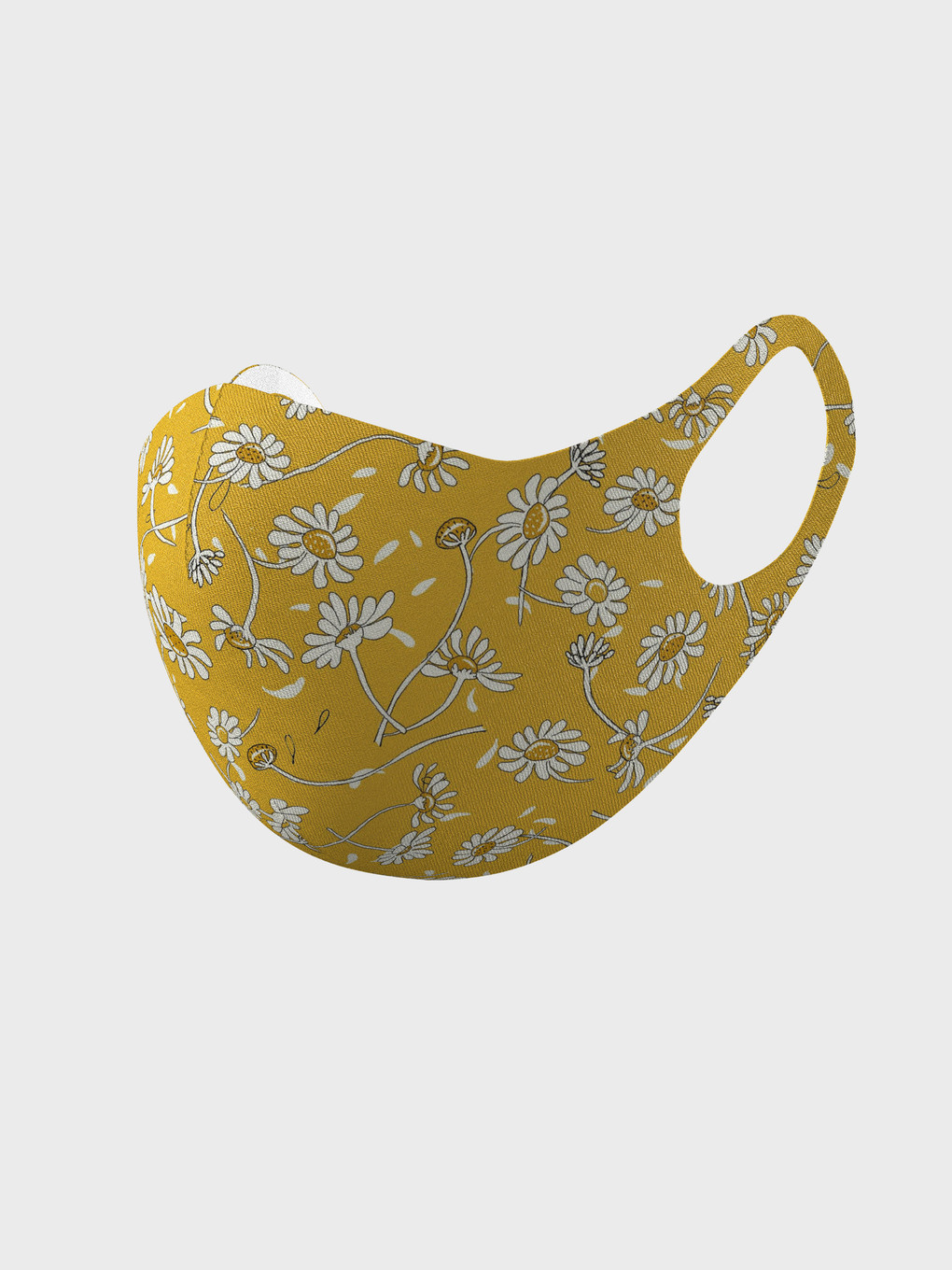 Sarı Baskılı Cerrahi Maske-1