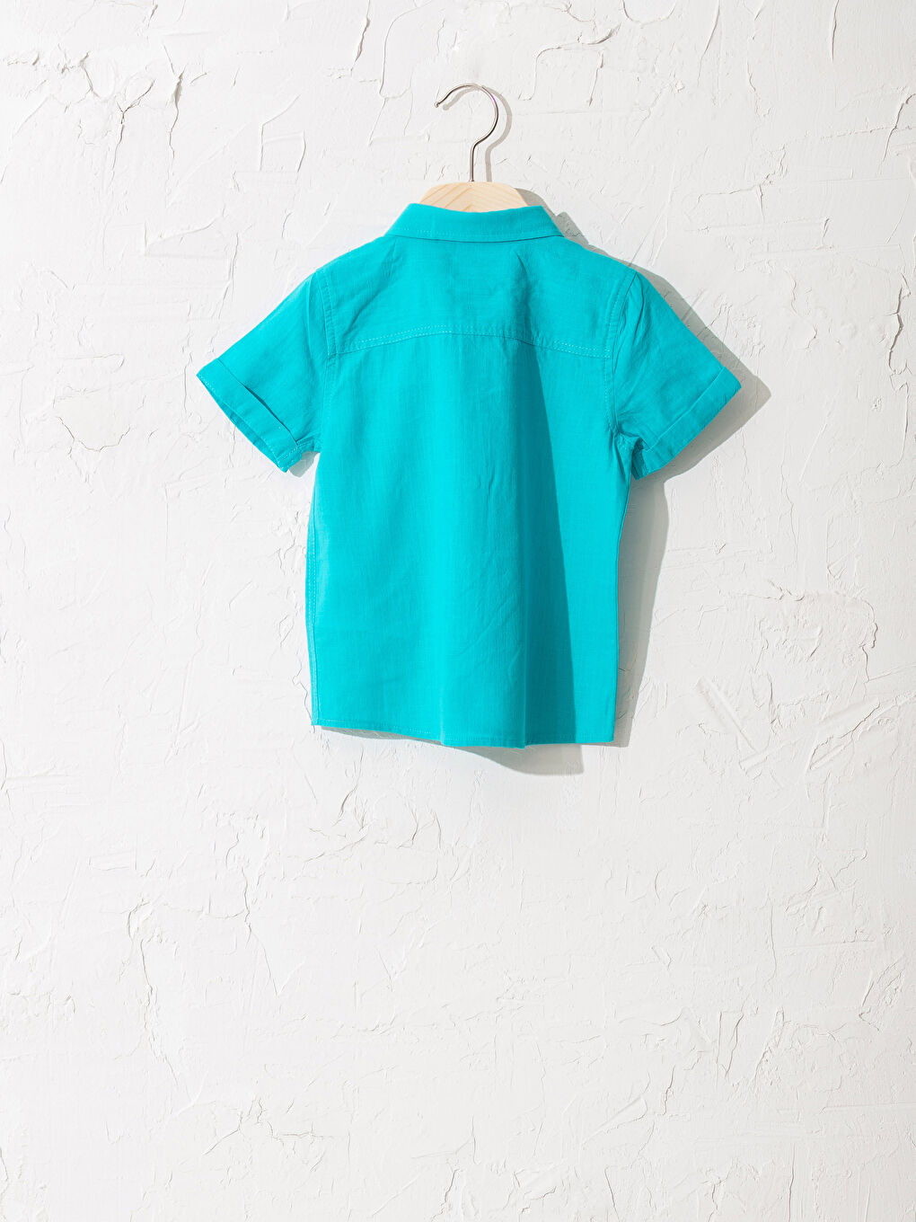 Turkuaz Erkek Bebek Gömlek ve Papyon-1