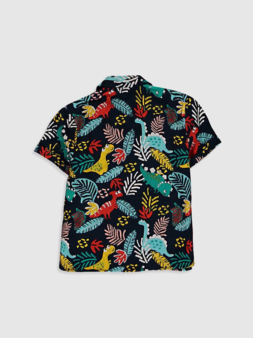 Sarı Erkek Bebek Baskılı Gömlek-1