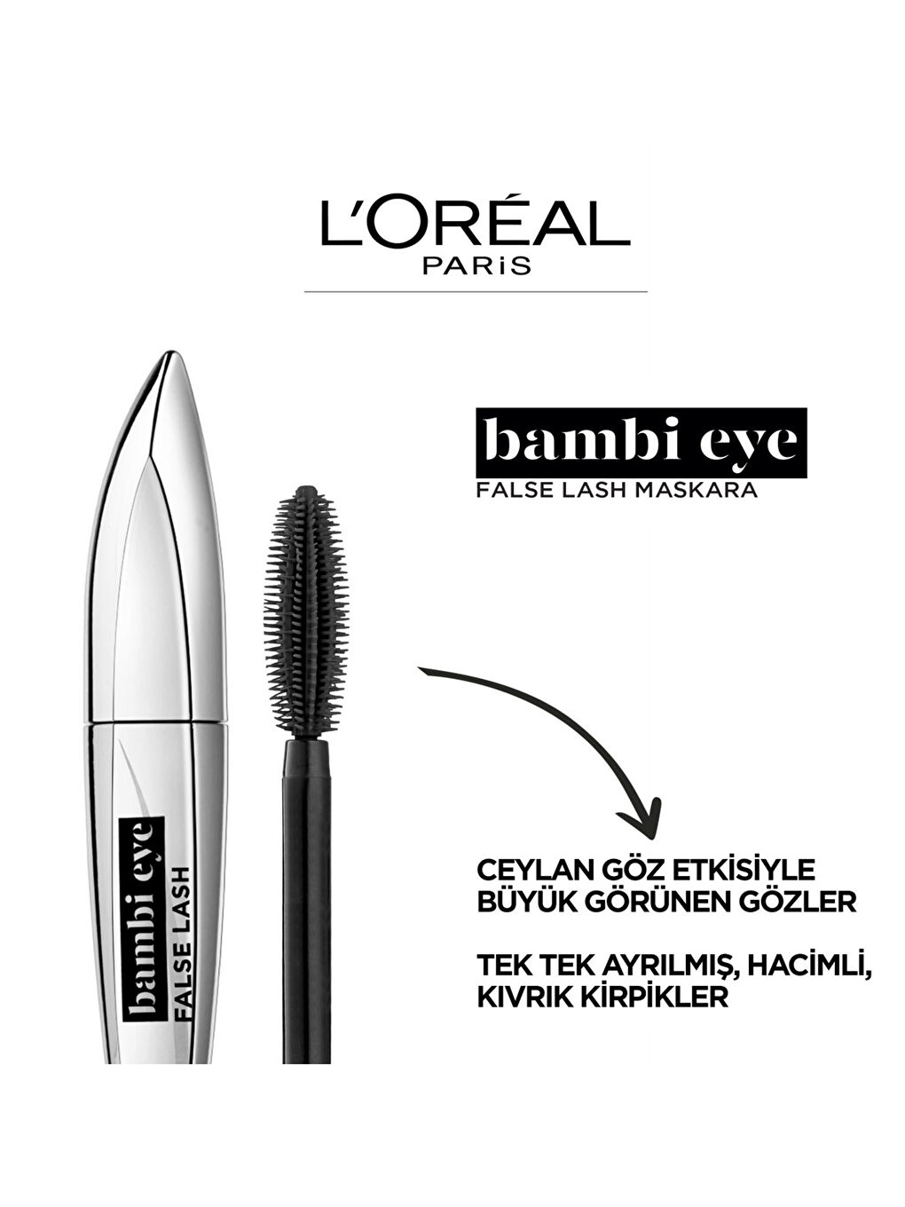 L'Oreal Paris L'Oréal Paris Bambi Eye Gazelle Eye Mascara - Black -0SBA78Z8-M0T