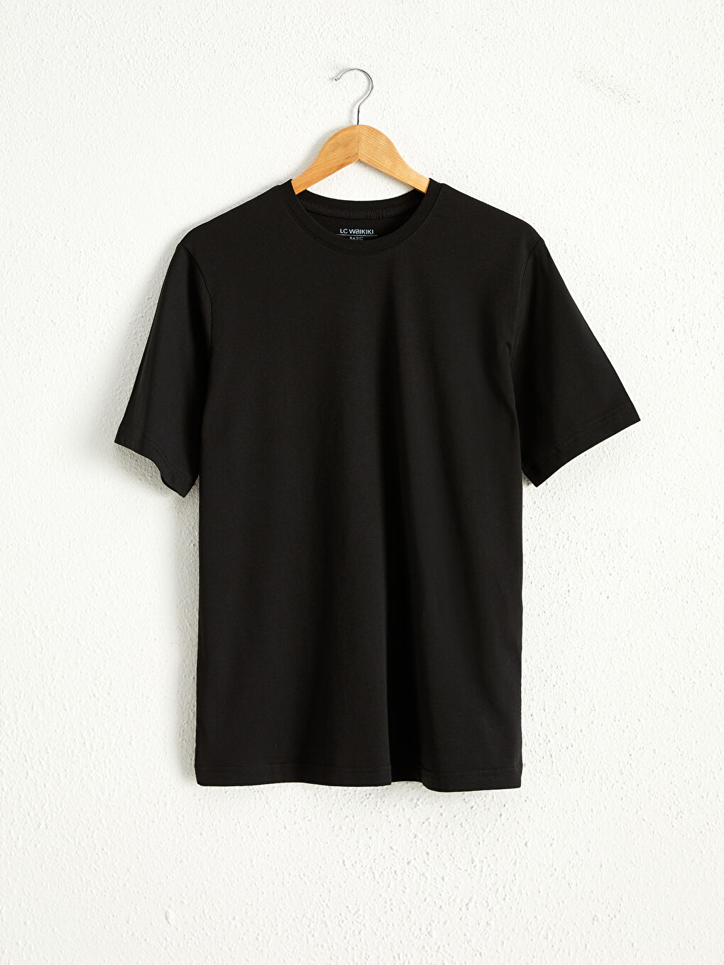 قميص بسيط بكول مدور قصة مريحة 3 قطع-1