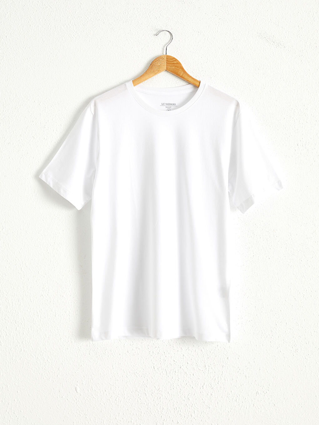 قميص بسيط بكول مدور قصة مريحة 3 قطع-2