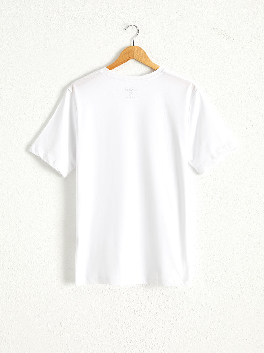 قميص بسيط بكول مدور قصة مريحة 3 قطع-5