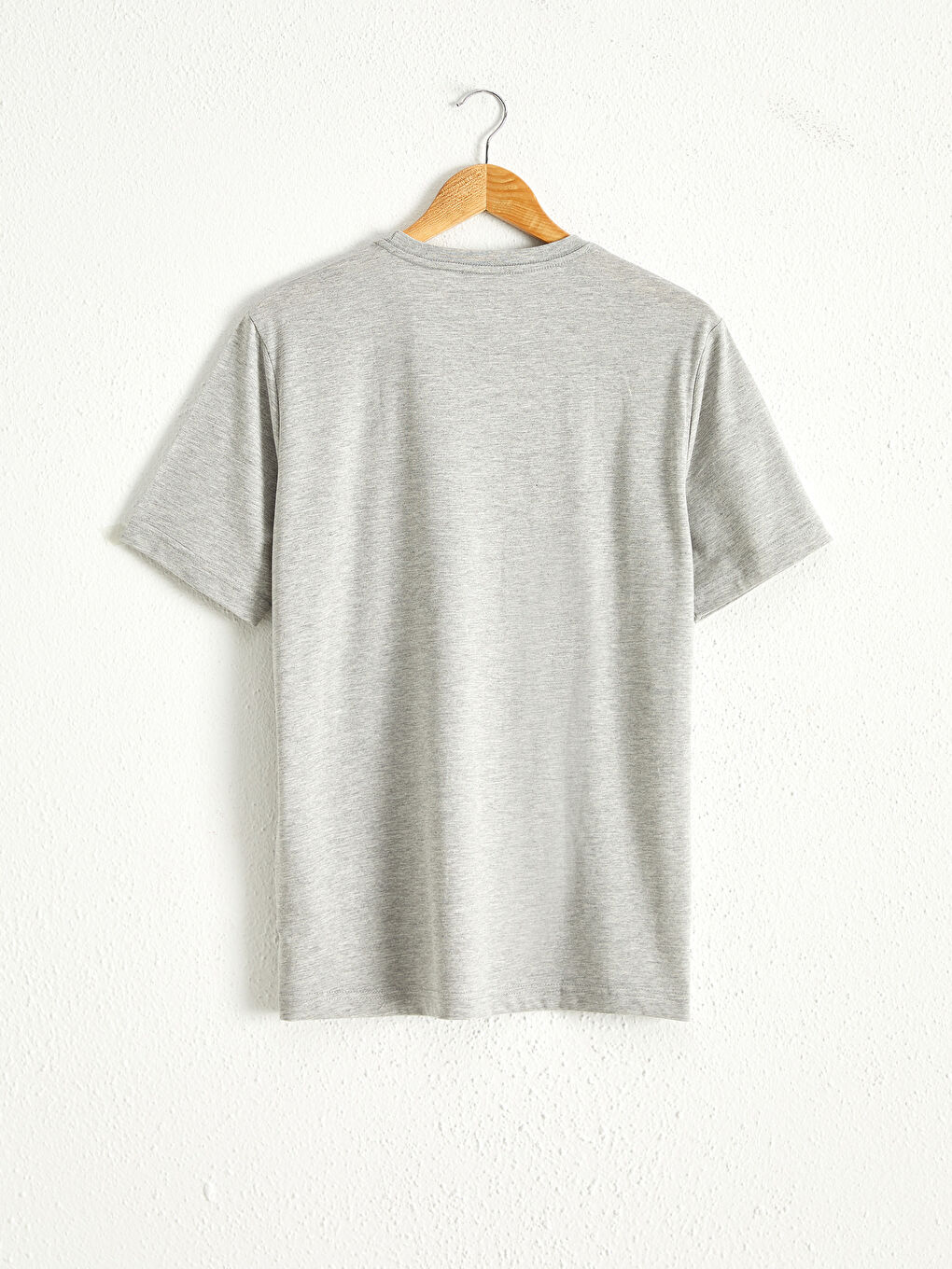 قميص بسيط بكول مدور قصة مريحة 3 قطع-6