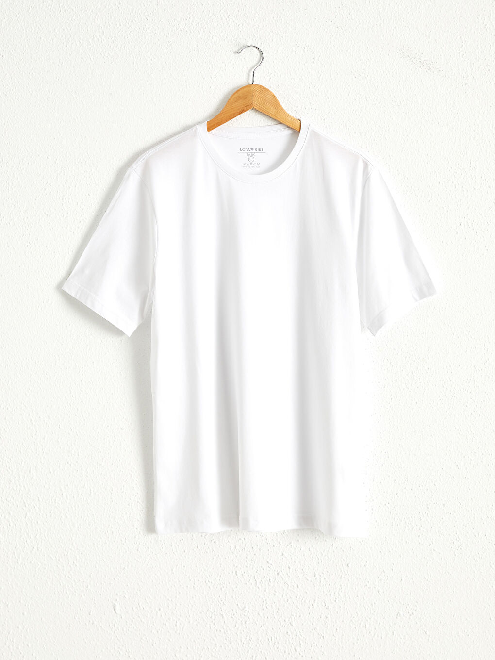 تيشيرت بيزك 3 قطع بياقة دائرية مريحة وقَصّة مُريحة-1