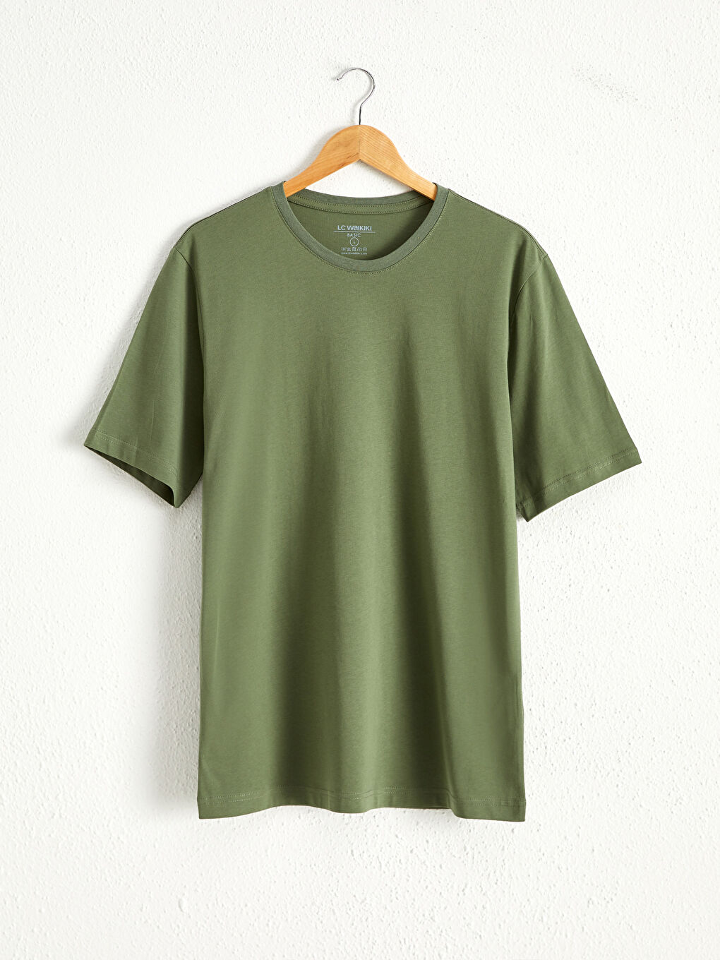 تيشيرت أساسي بياقة دائرية مصبوبة ومريحة، 3 قطع-1