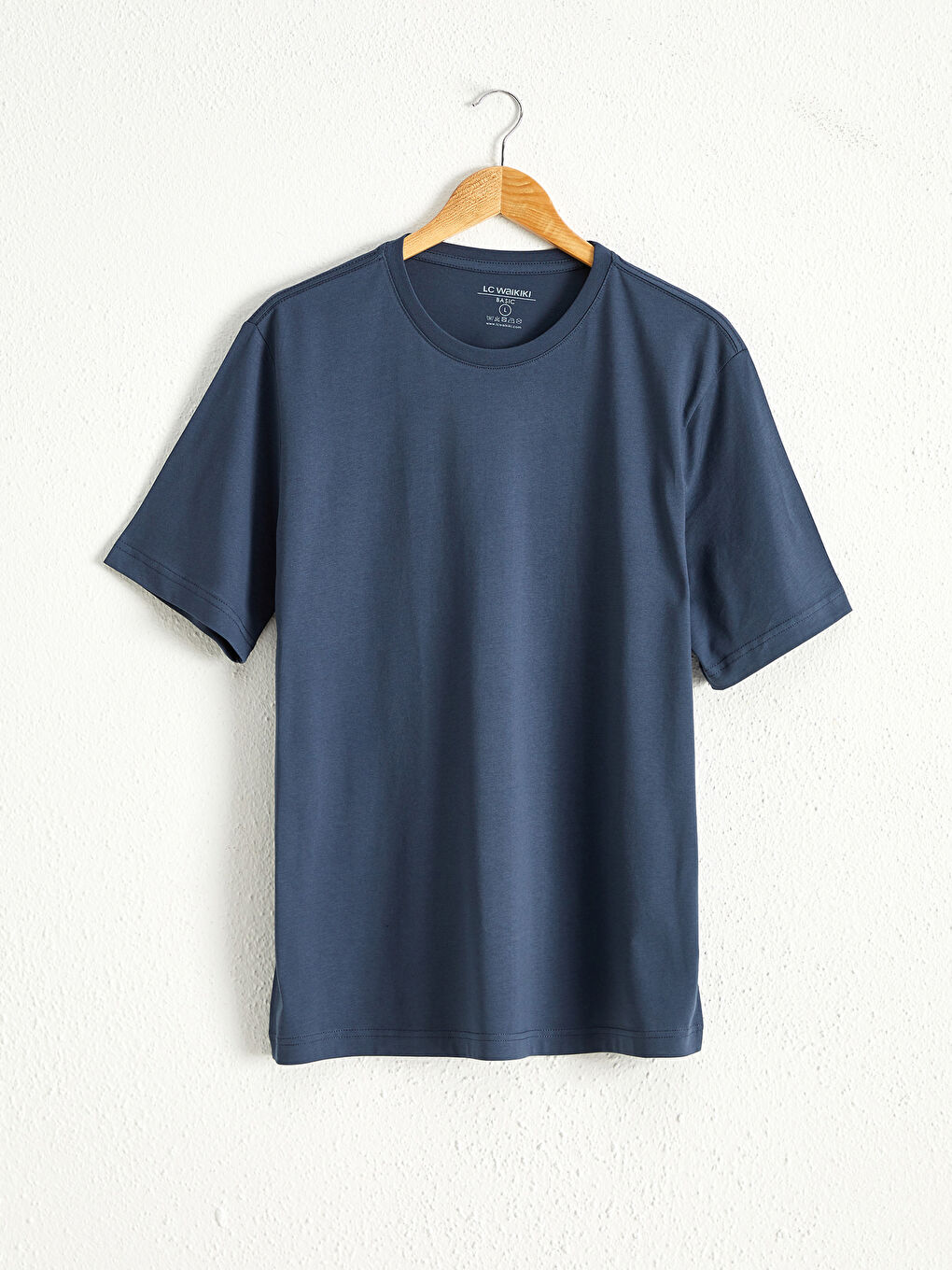 تيشيرت أساسي بياقة دائرية مصبوبة ومريحة، 3 قطع-3