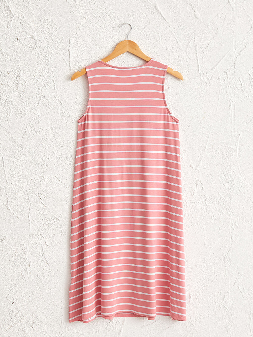 Striped Shabby Maternity Dress-1