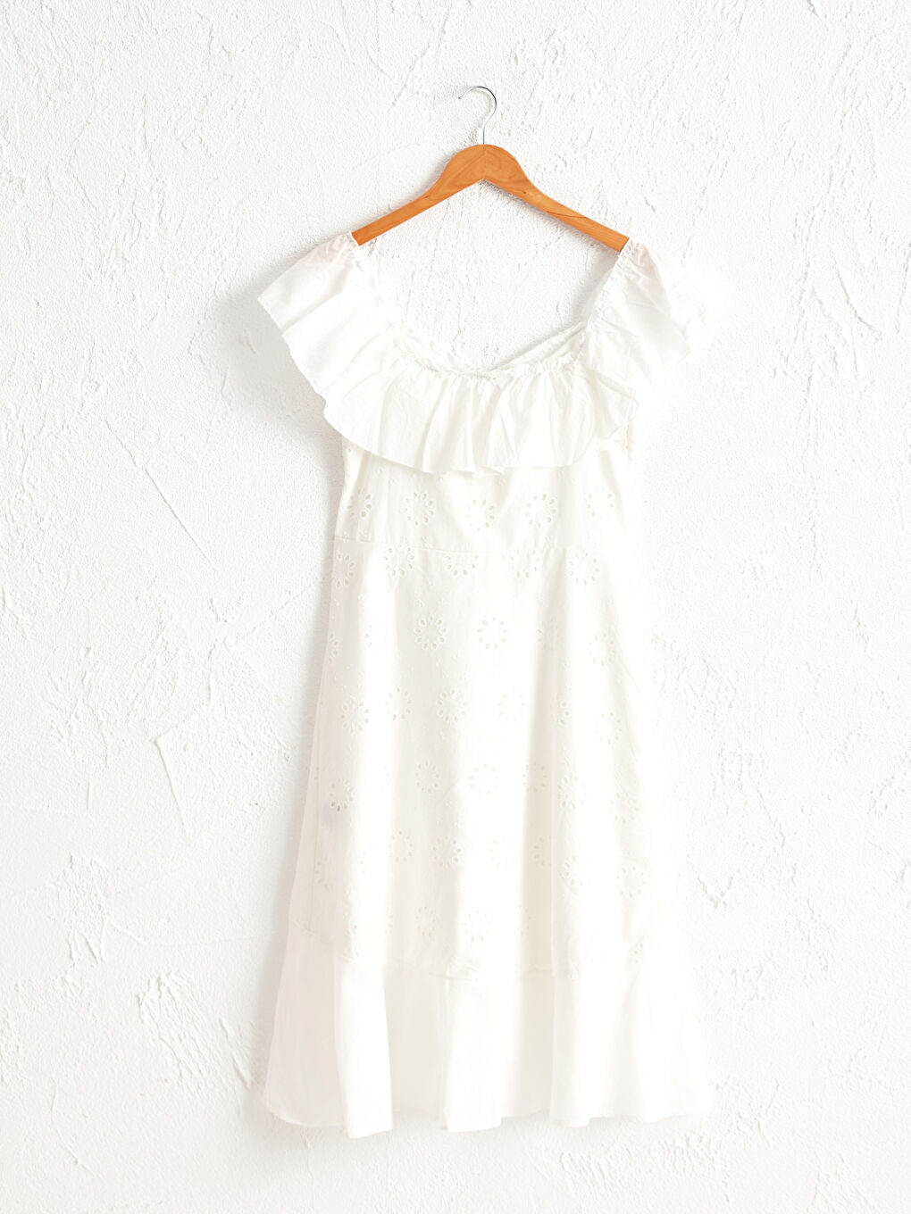 Frilly Collared Dress-2