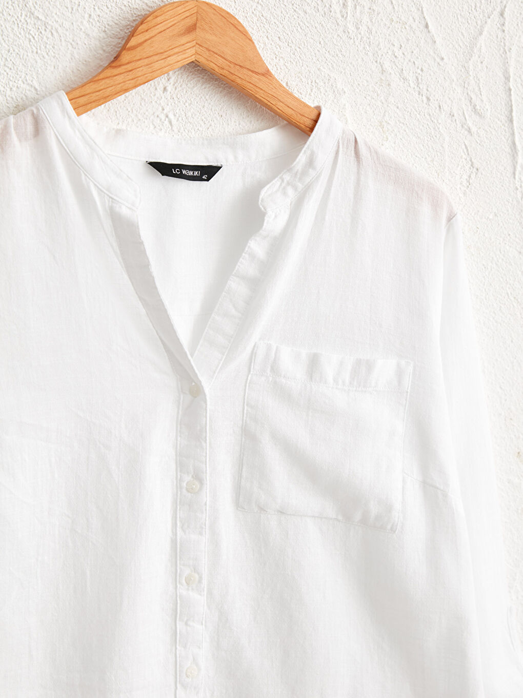 Pocket Detailed Cotton Shirt-2