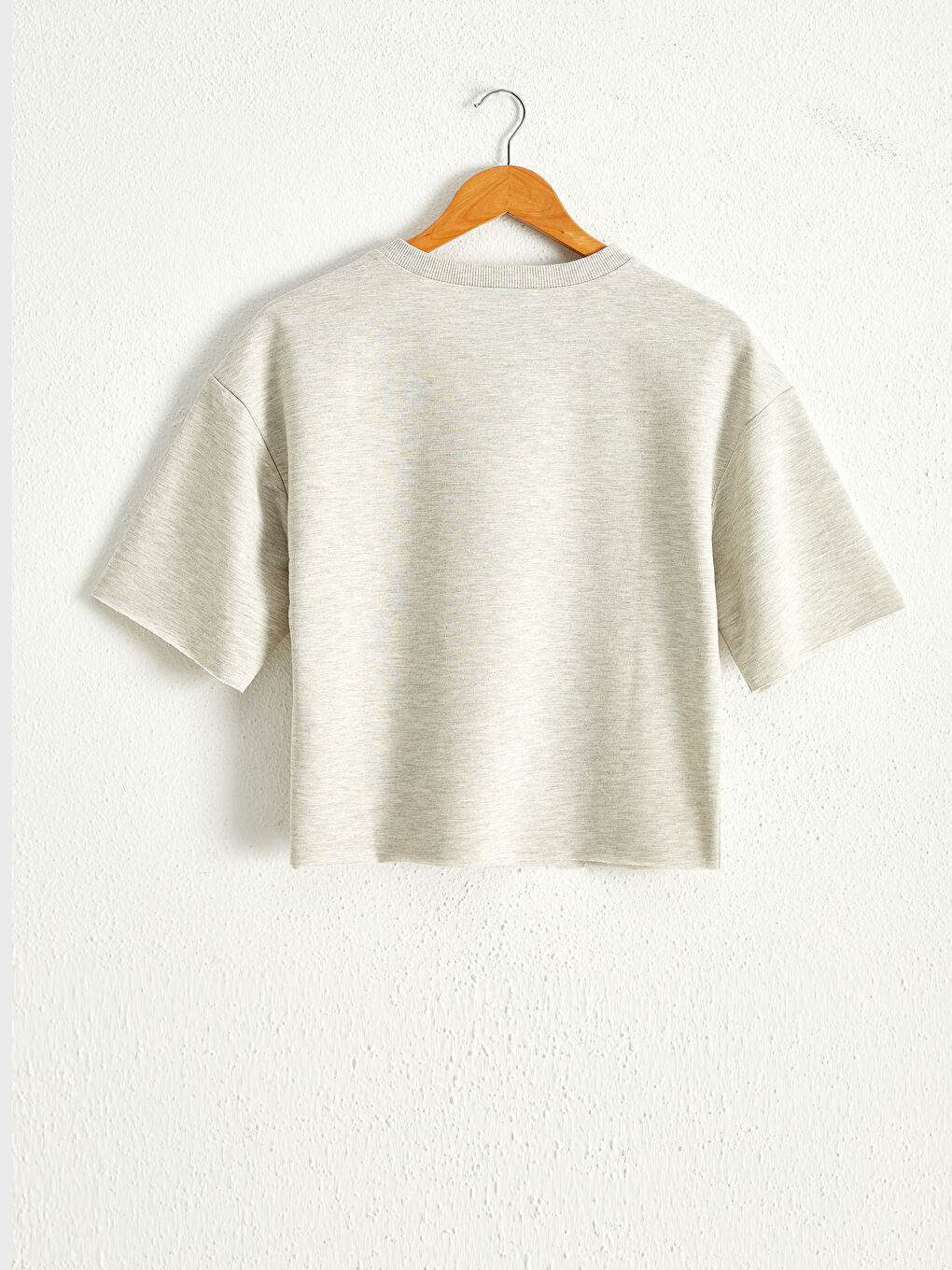 Cotton Printed Crop T-Shirt-2