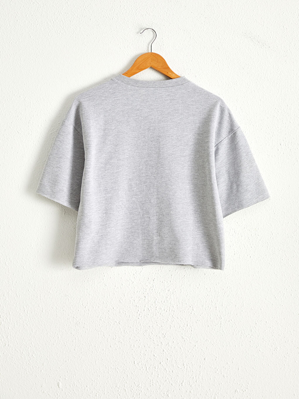 Cotton Printed Crop T-Shirt-2