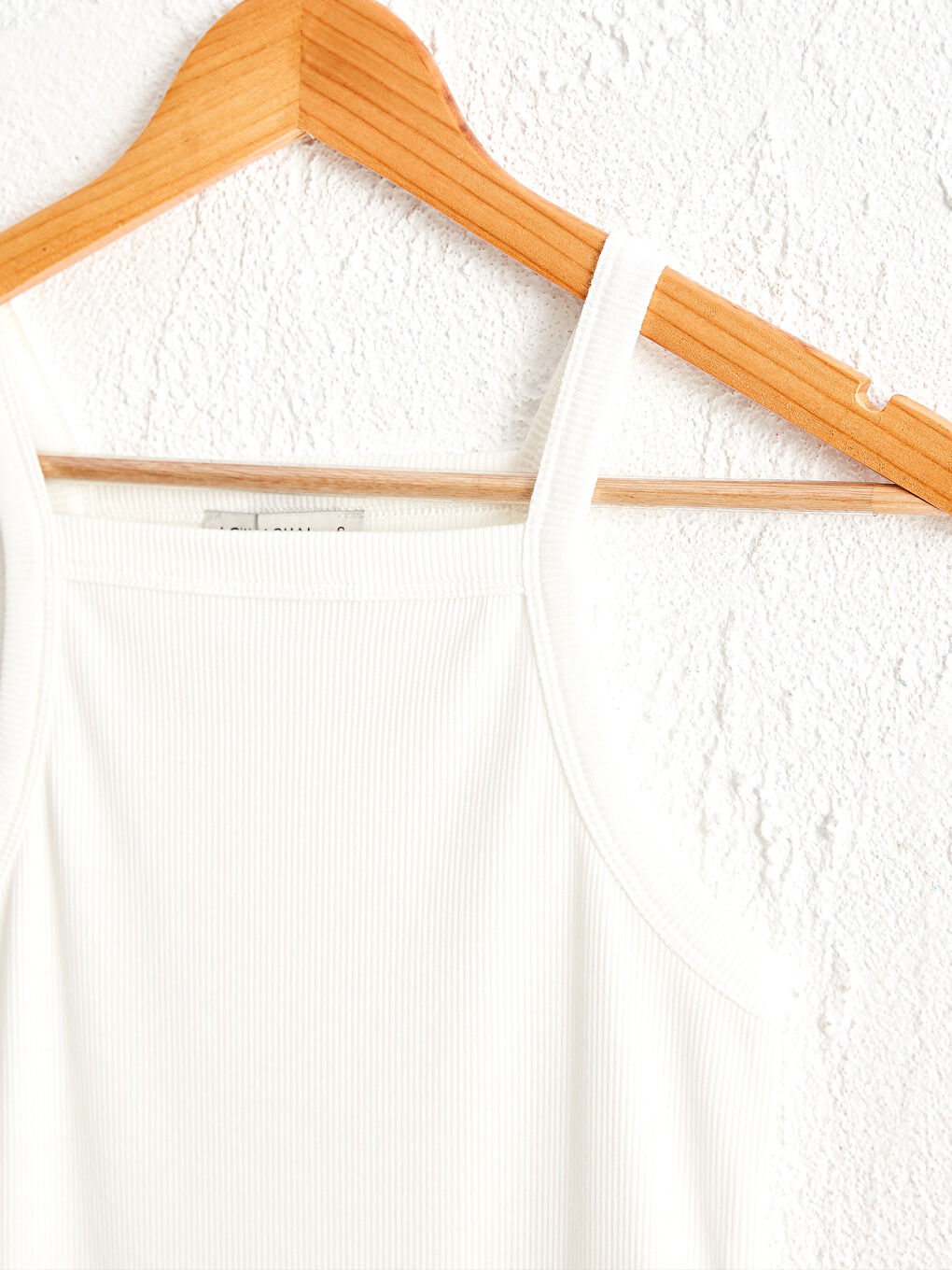 Halter Neck Stretch Tank Top-2