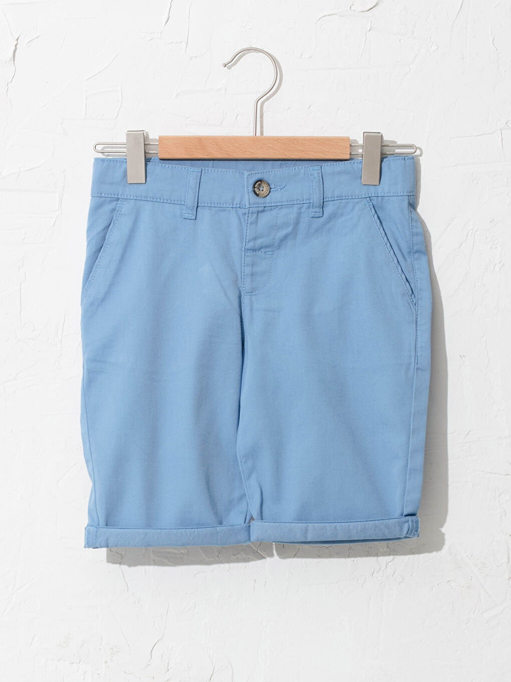 شورت أولاد قطن تشينو رولر