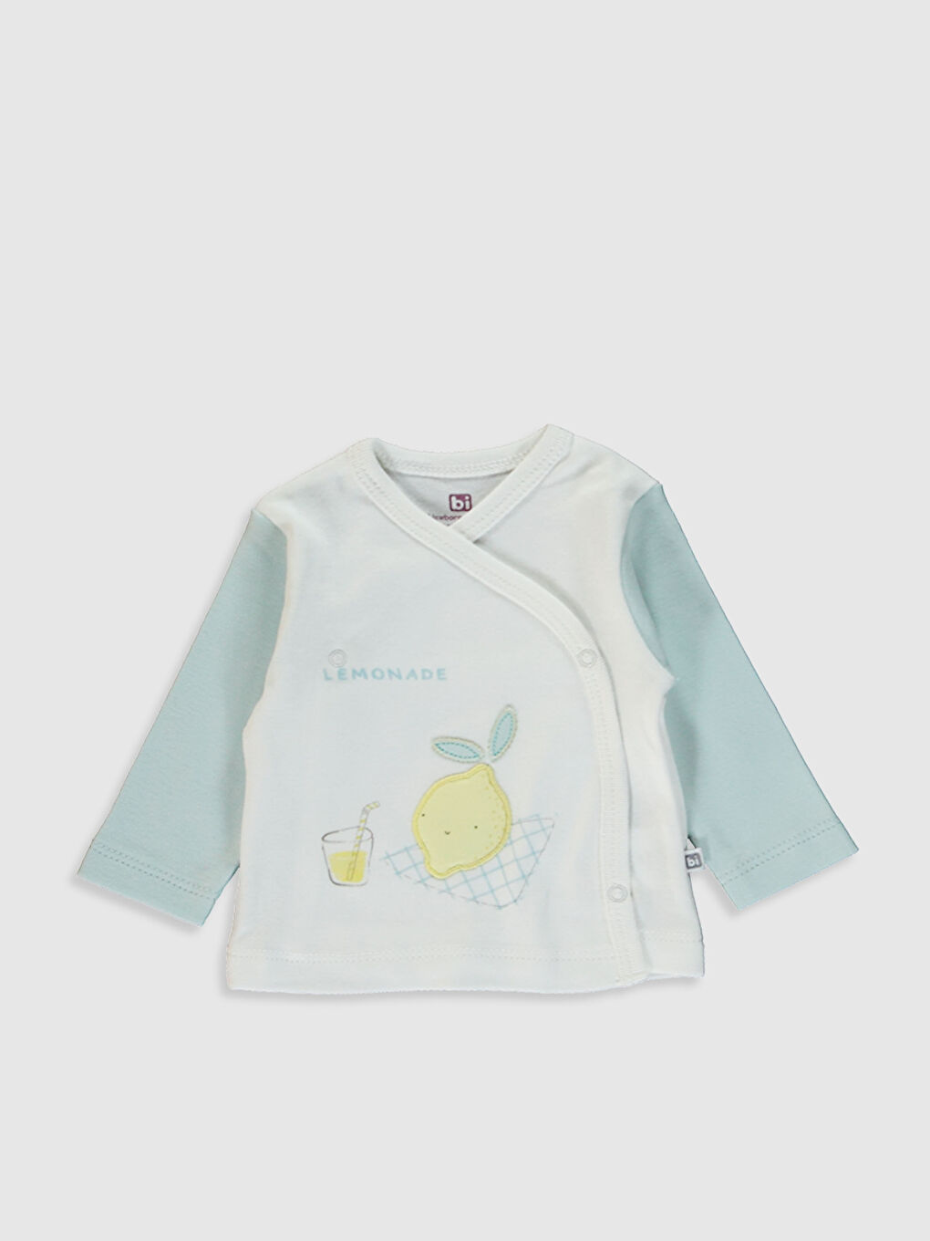 Ekru Bi Mini Desenli Hastane Çıkış Seti -3