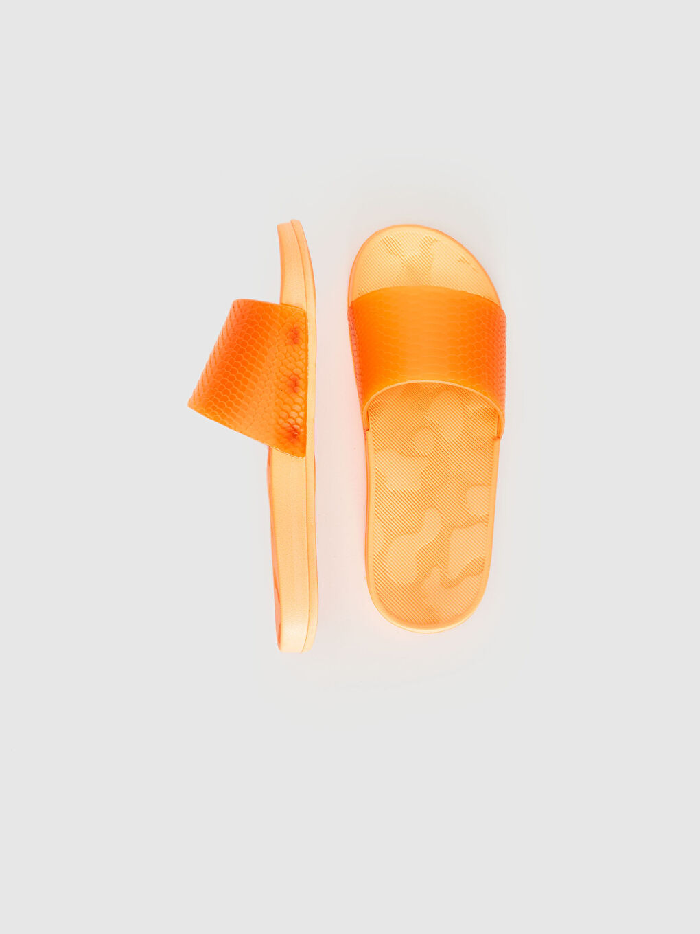 Turuncu Kadın Tek Bant Terlik-2