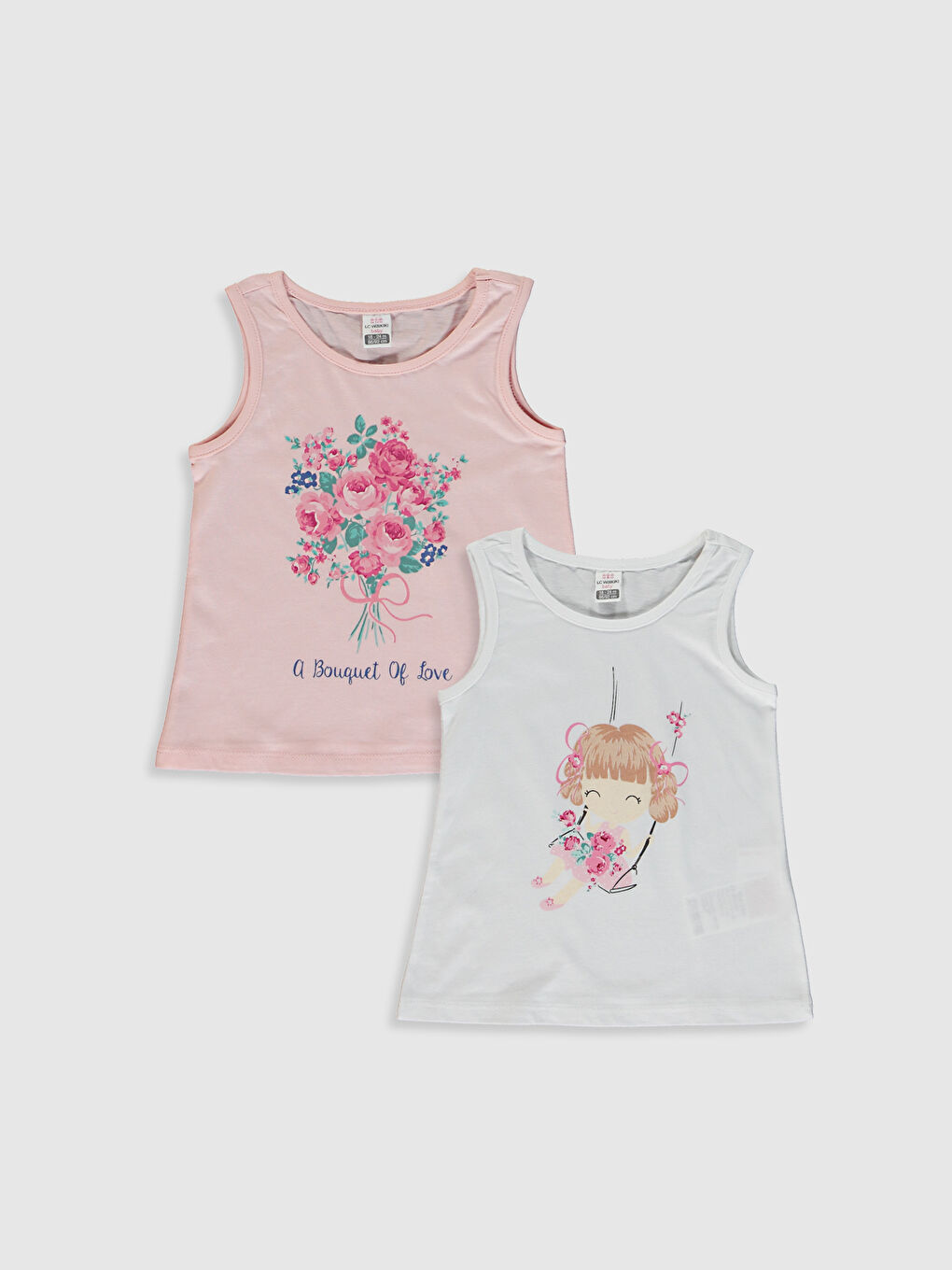 2-pack Baby Girl's Printed Tank Top