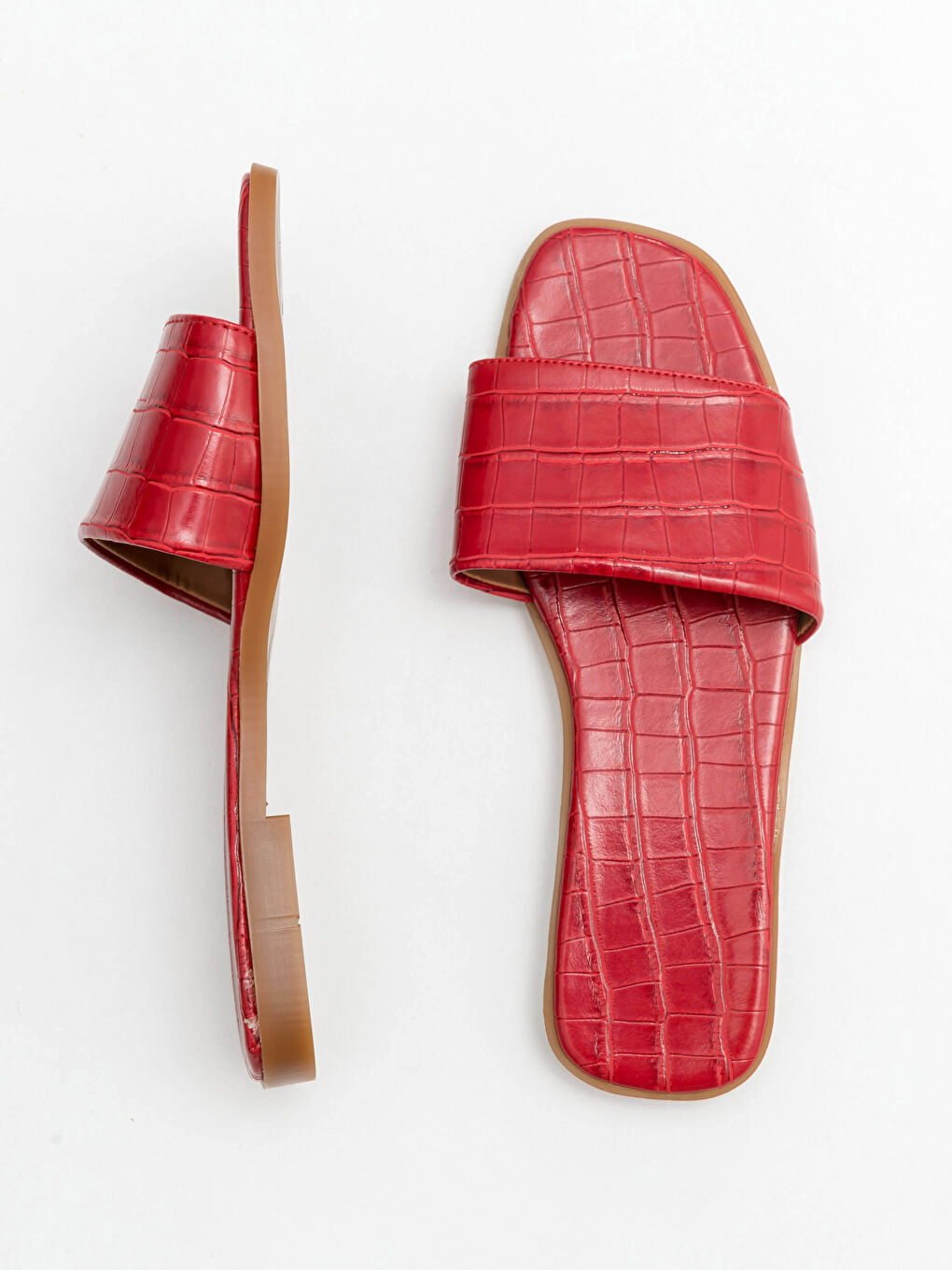 Женские тапочки из искусственной кожи-2