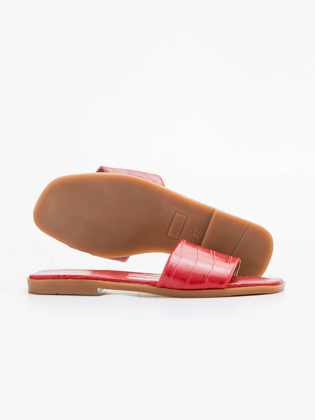 Женские тапочки из искусственной кожи-3